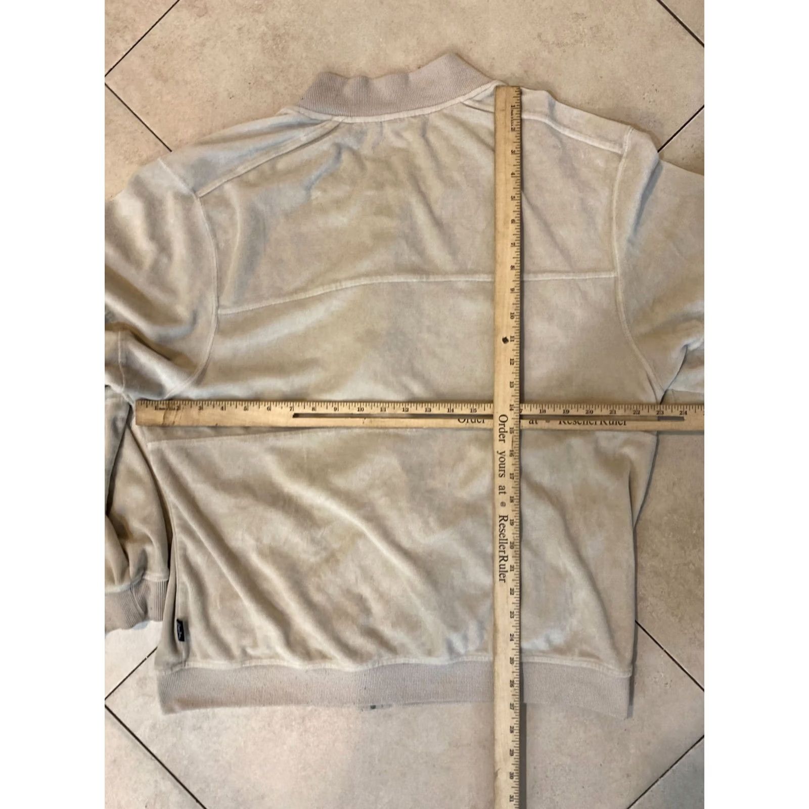Sean John VINTAGE Sean John Velour Track Jacket Velvet 90s XL Beige Men Full Zip Embroidered Logo Baggy Casual Party/Cocktail Jacket Mens XL Velour 90s Theme Size US XL / EU 56 / 4 - 6 Thumbnail