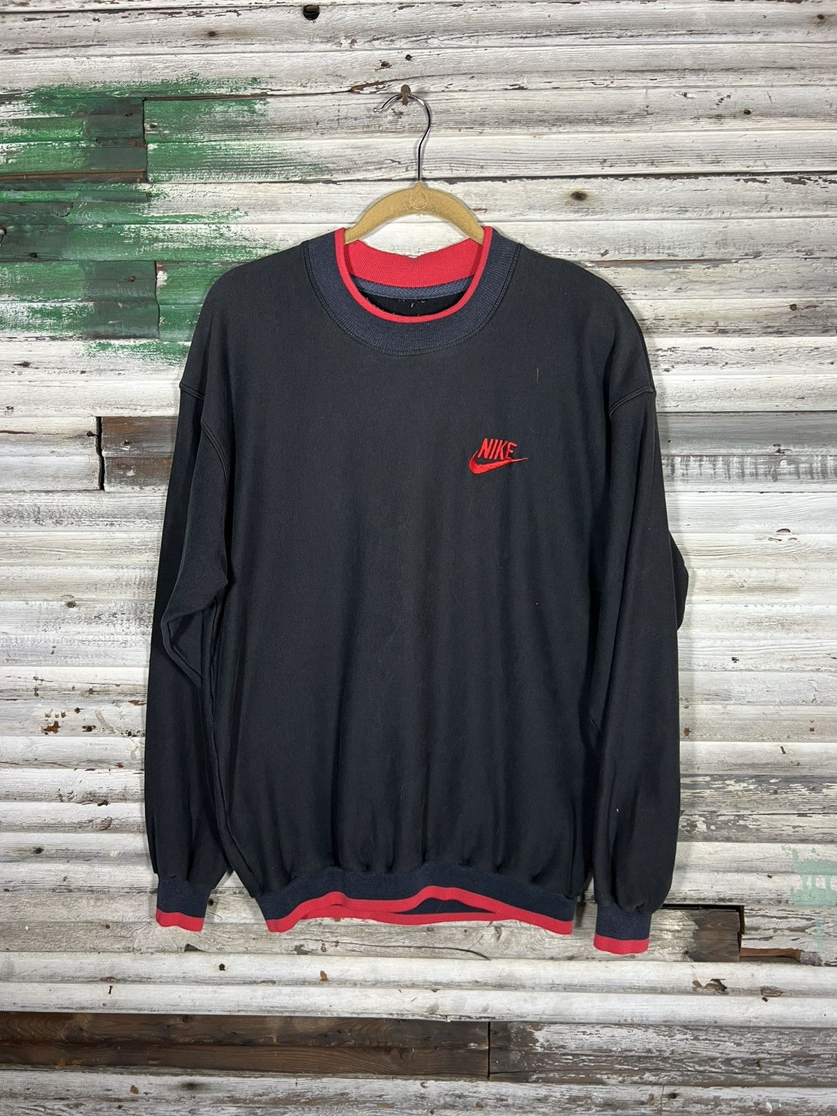 Nike × Vintage Vintage Njke Sweatshirt Size US XL / EU 56 / 4 - 1 Thumbnail