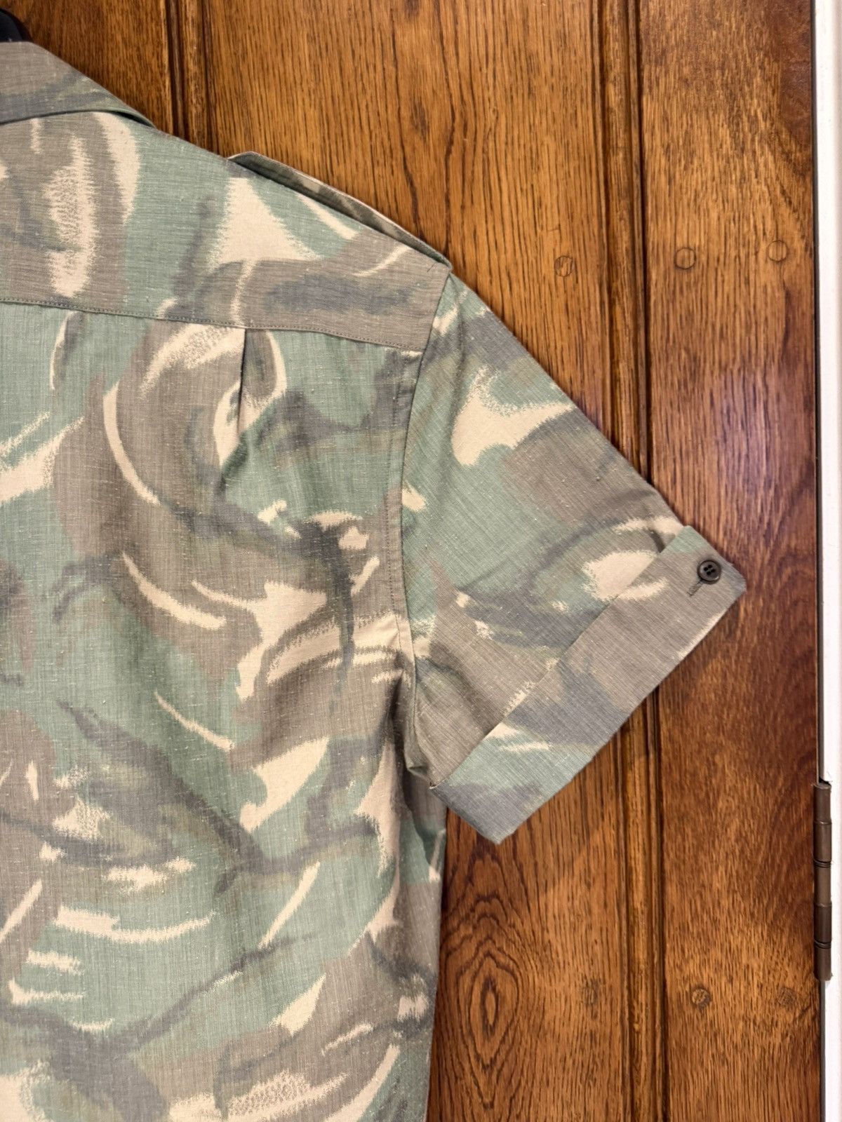 Saint Laurent Paris SS21 Saint Laurent camo short sleeve Hawaiian shirt 41 Size US L / EU 52-54 / 3 - 17 Thumbnail