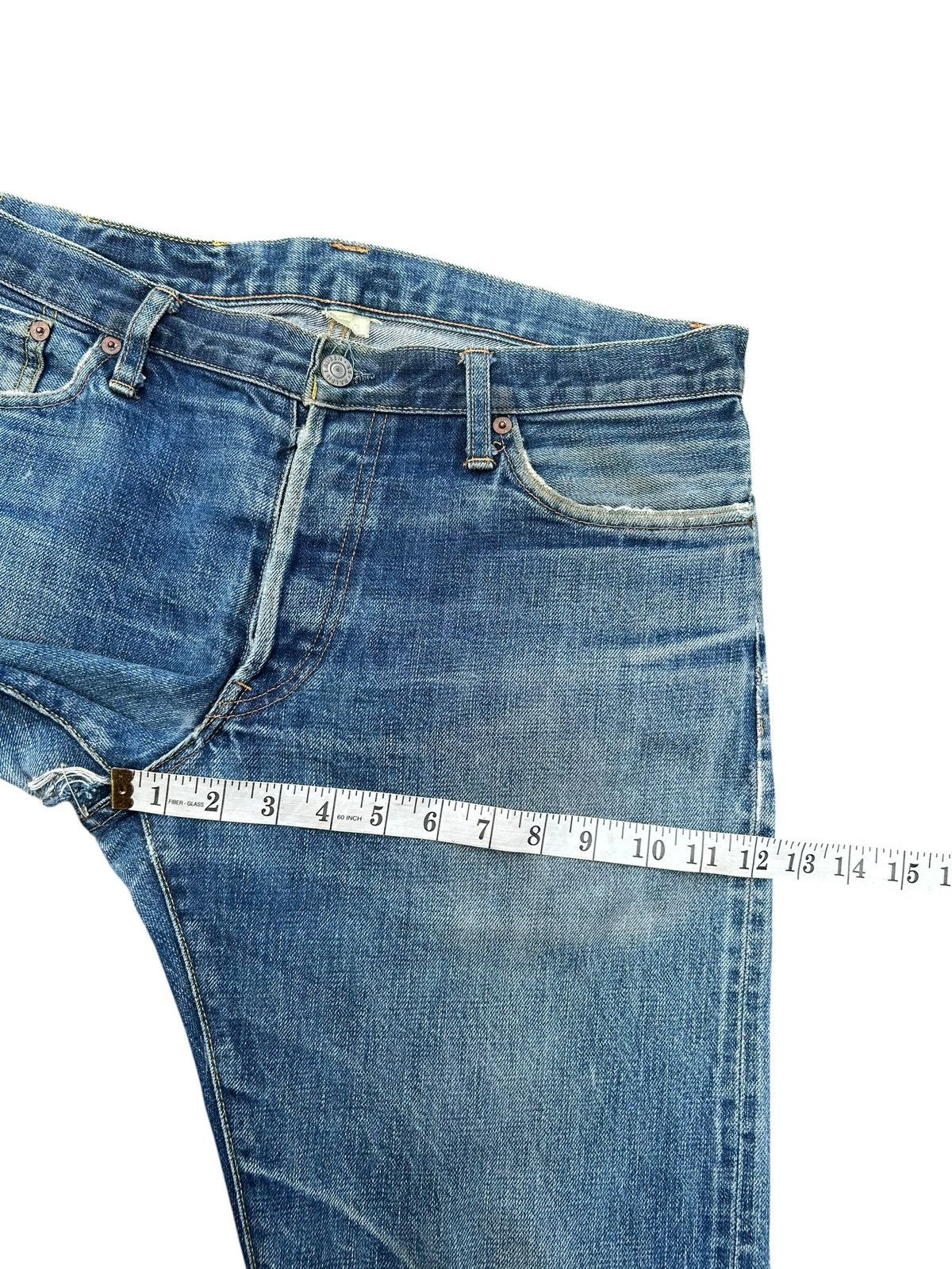 RRL Ralph Lauren FLARE RRL RALPH LAUREN SELVEDGE DISTRESSED DENIM JEANS Size US 34 / EU 50 - 21 Thumbnail