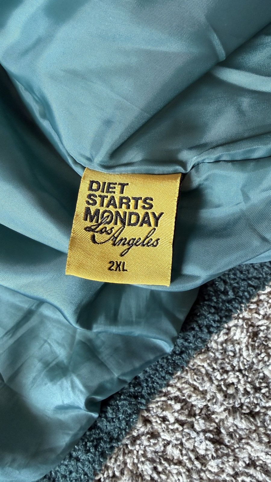 Diet Starts Monday Green Fleece Zip Jacket - Dirt Starts Monday (DSM) Size US XXL / EU 58 / 5 - 6 Thumbnail
