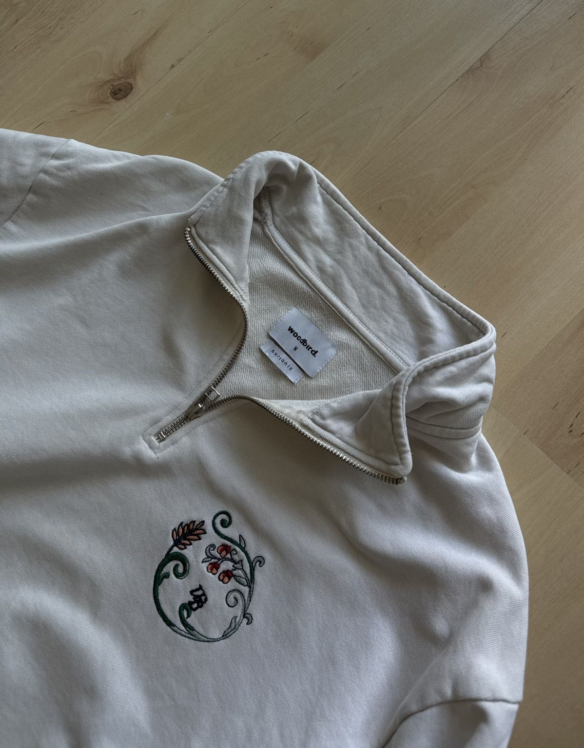 Japanese Brand Woodbird. Half zip organic cotton sweatshirt Size US M / EU 48-50 / 2 - 3 Thumbnail