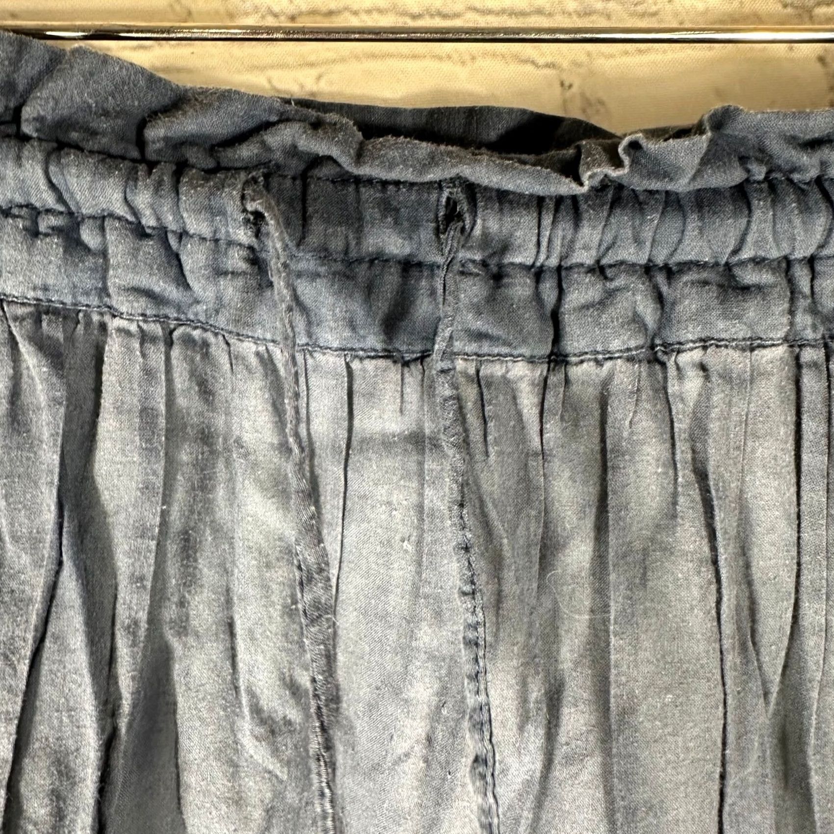 Polo Ralph Lauren Polo Ralph Lauren Skirt Voile Blue White Embroidered Beaded Midi Skirt Elastic Size 28" / US 6 / IT 42 - 5 Thumbnail