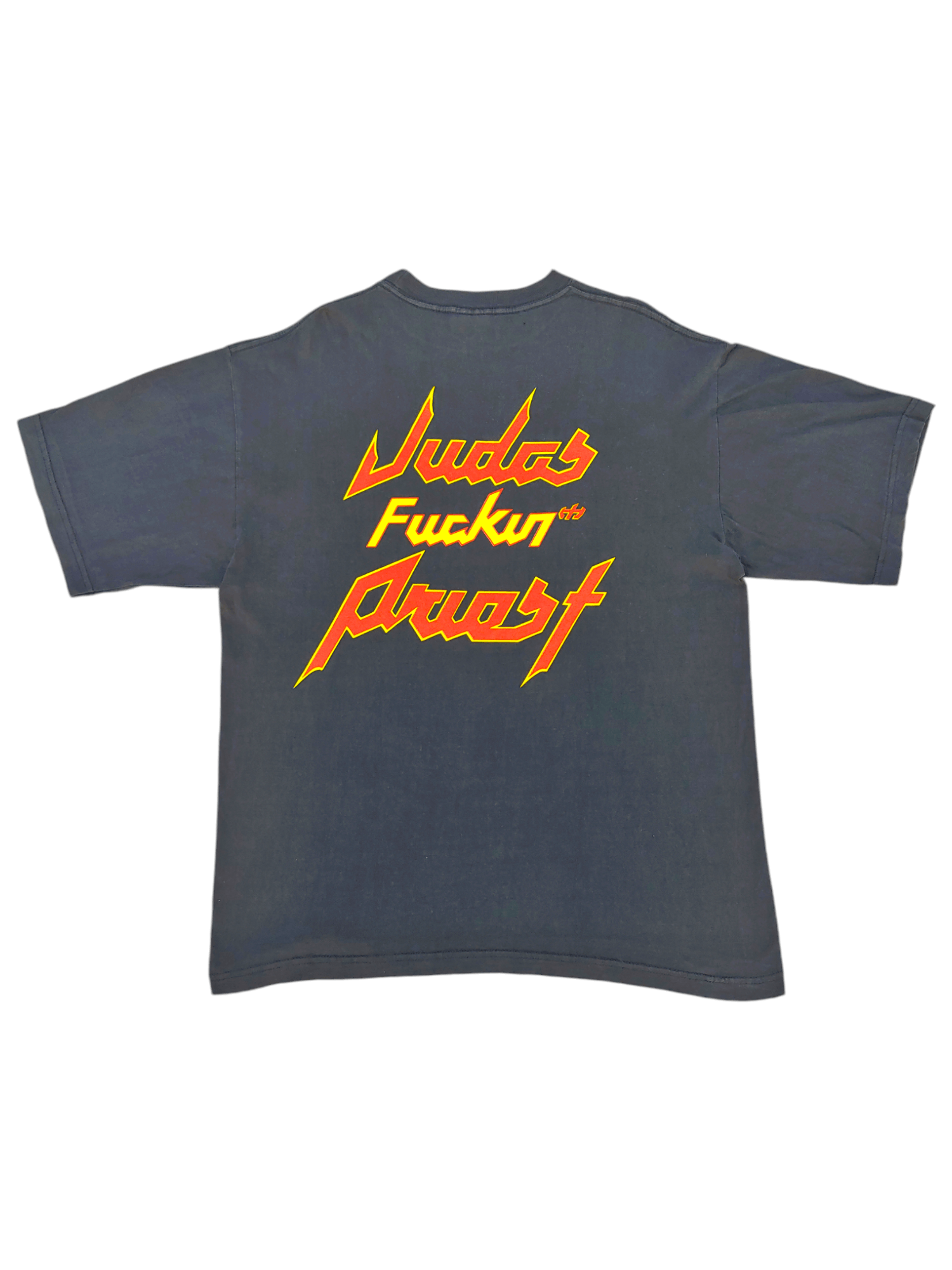 Band Tees Rare Vintage 90s Judas Fuckin' Priest Rock Band T Shirt Size US L / EU 52-54 / 3 - 2 Thumbnail