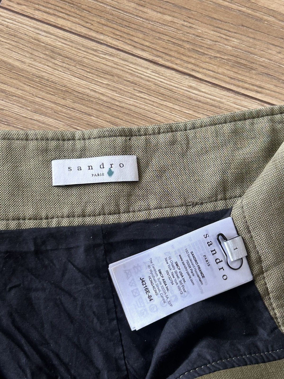 Sandro × Vintage Vintage Sandro Mini skirt Size 27" / US 4 / IT 40 - 5 Thumbnail