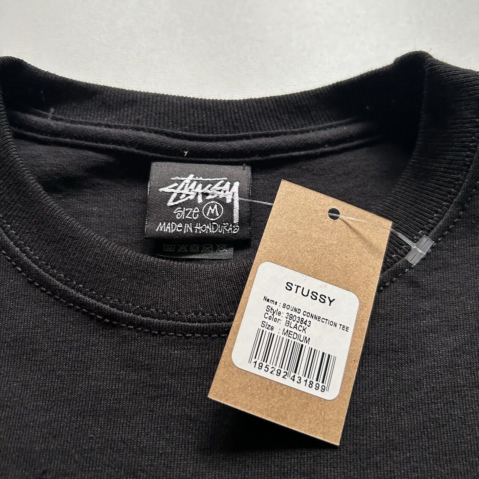 Patta × Stussy Stussy Patta Sound Connection Graphic T Shirt Medium Black Size US M / EU 48-50 / 2 - 7 Thumbnail