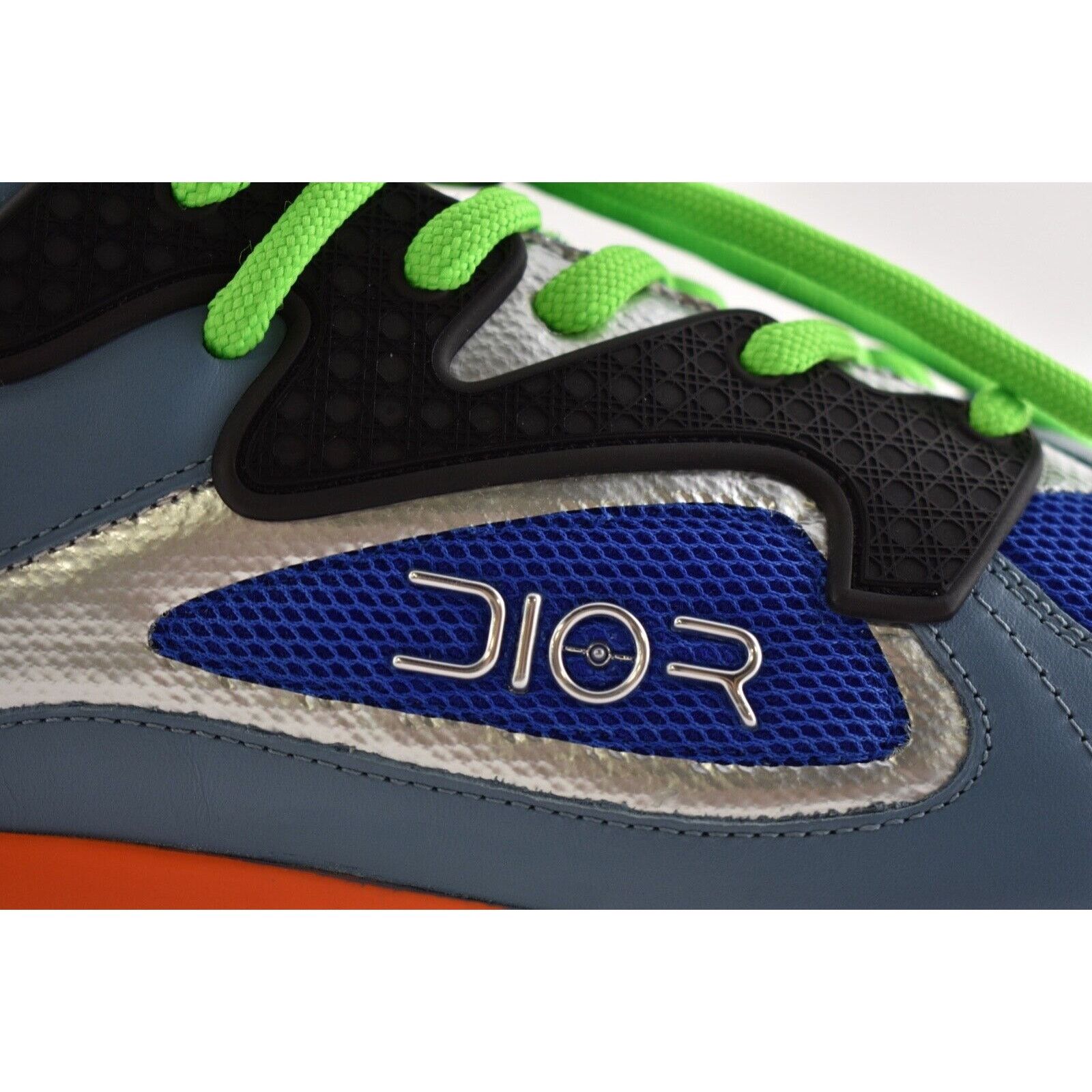 Dior Dior Mens B24 Sorayama Low Top Lace Up Flat Sneakers 42 9 Size US 9 / EU 42 - 4 Thumbnail