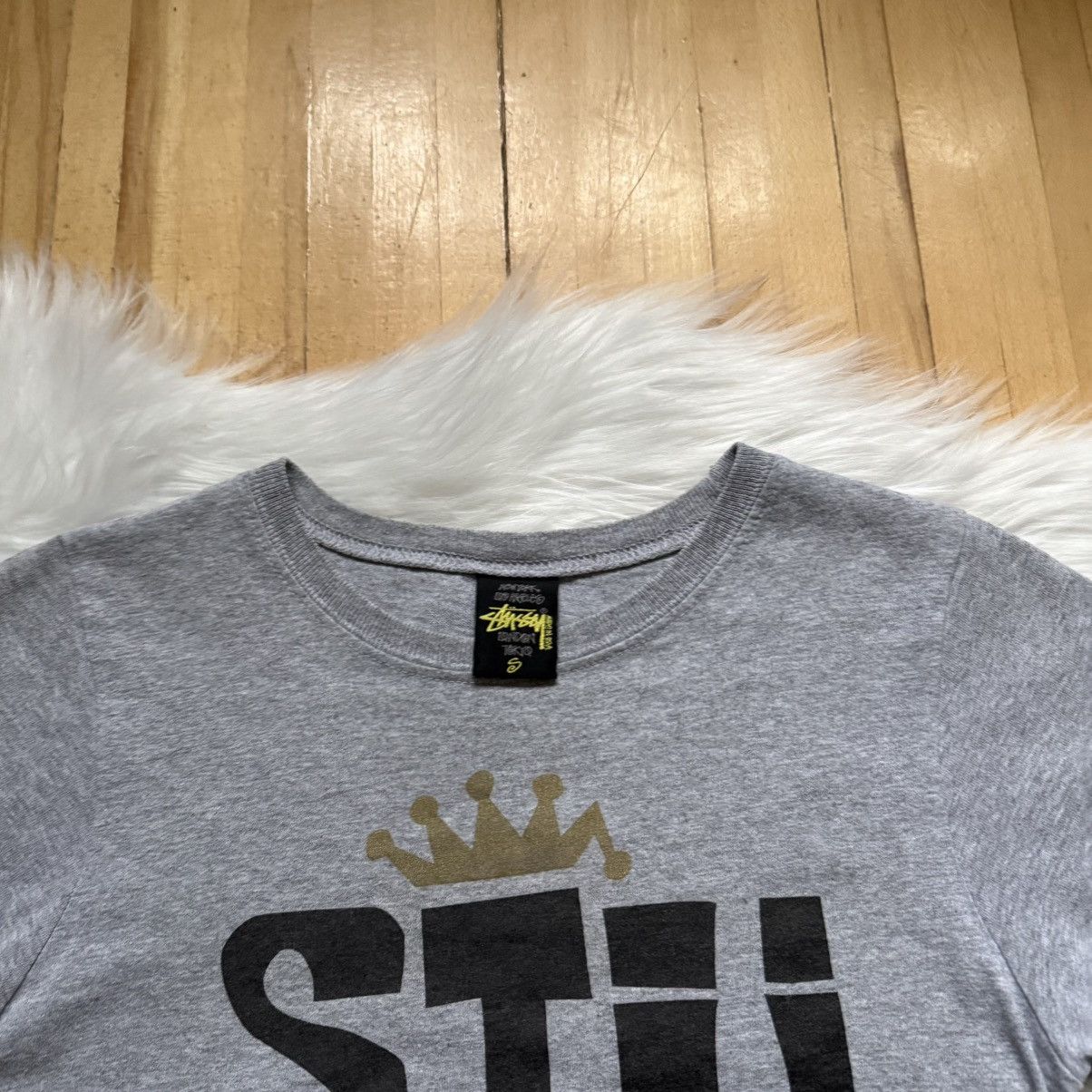 Stussy 📌 Vintage Stussy 00s NY Big Logo Y2k Slim Tee Size S / US 4 / IT 40 - 2 Thumbnail