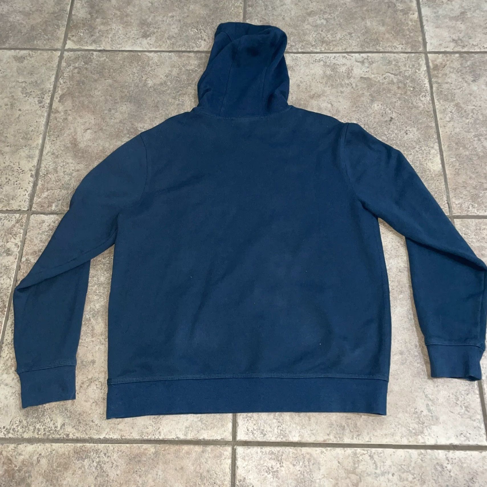 Hurley VINTAGE Hurley Navy Blue Graphic Hoodie Mens Size L Size US L / EU 52-54 / 3 - 5 Thumbnail