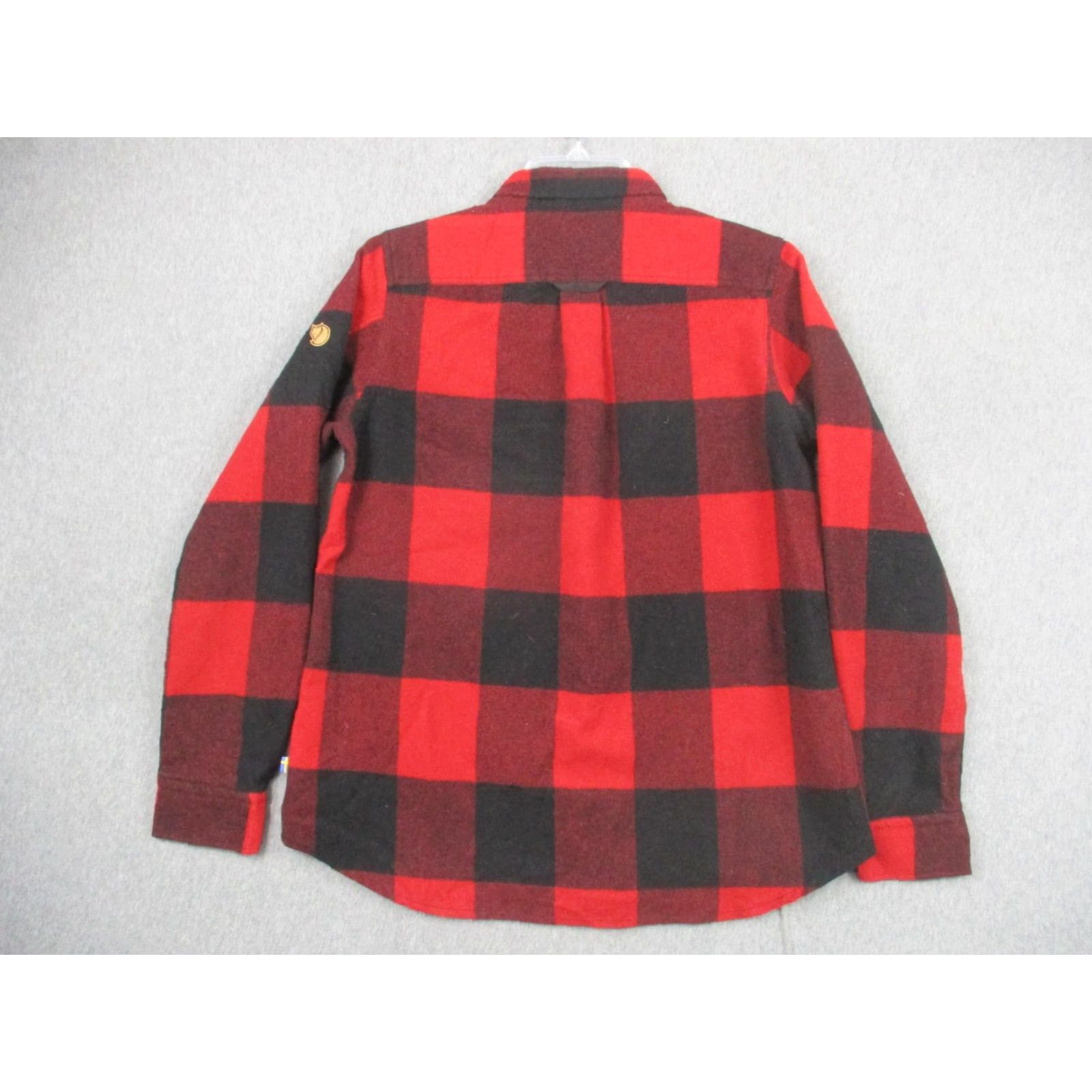 Vintage Fjällräven Shirt Womens Medium Red Black Canada Wool Blend Buffalo Plaid Snap Size M / US 6-8 / IT 42-44 - 7 Thumbnail