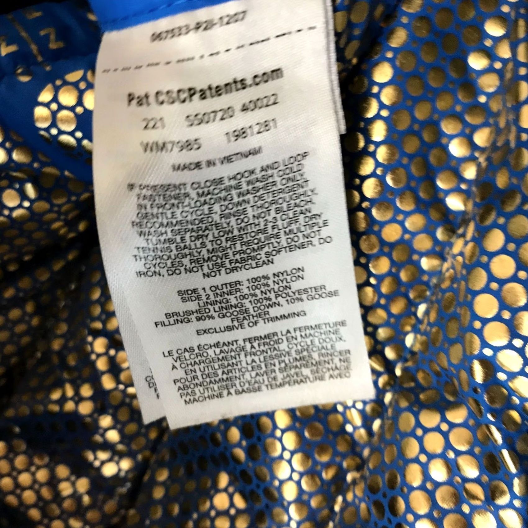 Vintage COLUMBIA WOMENS M MEDIUM BLUE OVERLAY HOODED FULL ZIP JACKET COAT Size M / US 6-8 / IT 42-44 - 7 Thumbnail