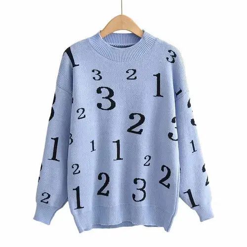 Designer × Japanese Brand Number printed sweater Size US L / EU 52-54 / 3 - 2 Thumbnail