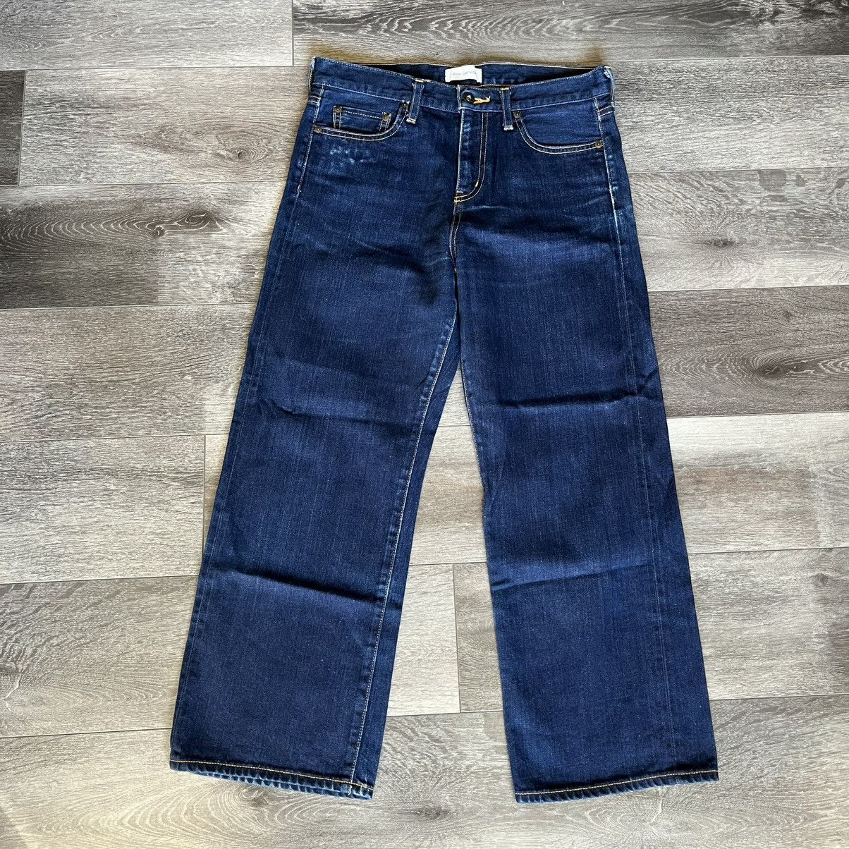 Japanese Brand Vintage Fire Service Japanese Raw Denim Selvedge Jeans 26x26 Size US 26 / EU 42 - 2 Thumbnail