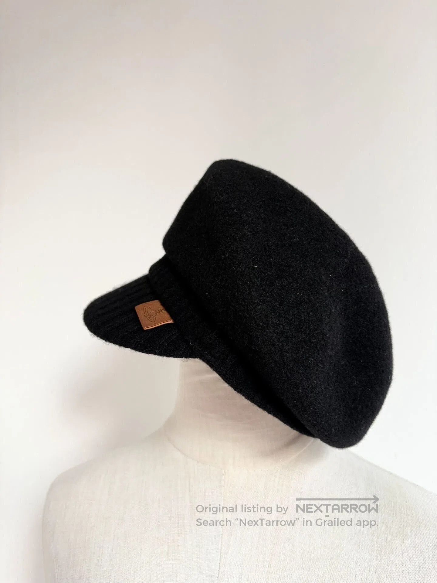 Vivienne Westwood Vivienne Westwood Vintage Black Leather Saturn Beret. Size ONE SIZE - 1 Thumbnail