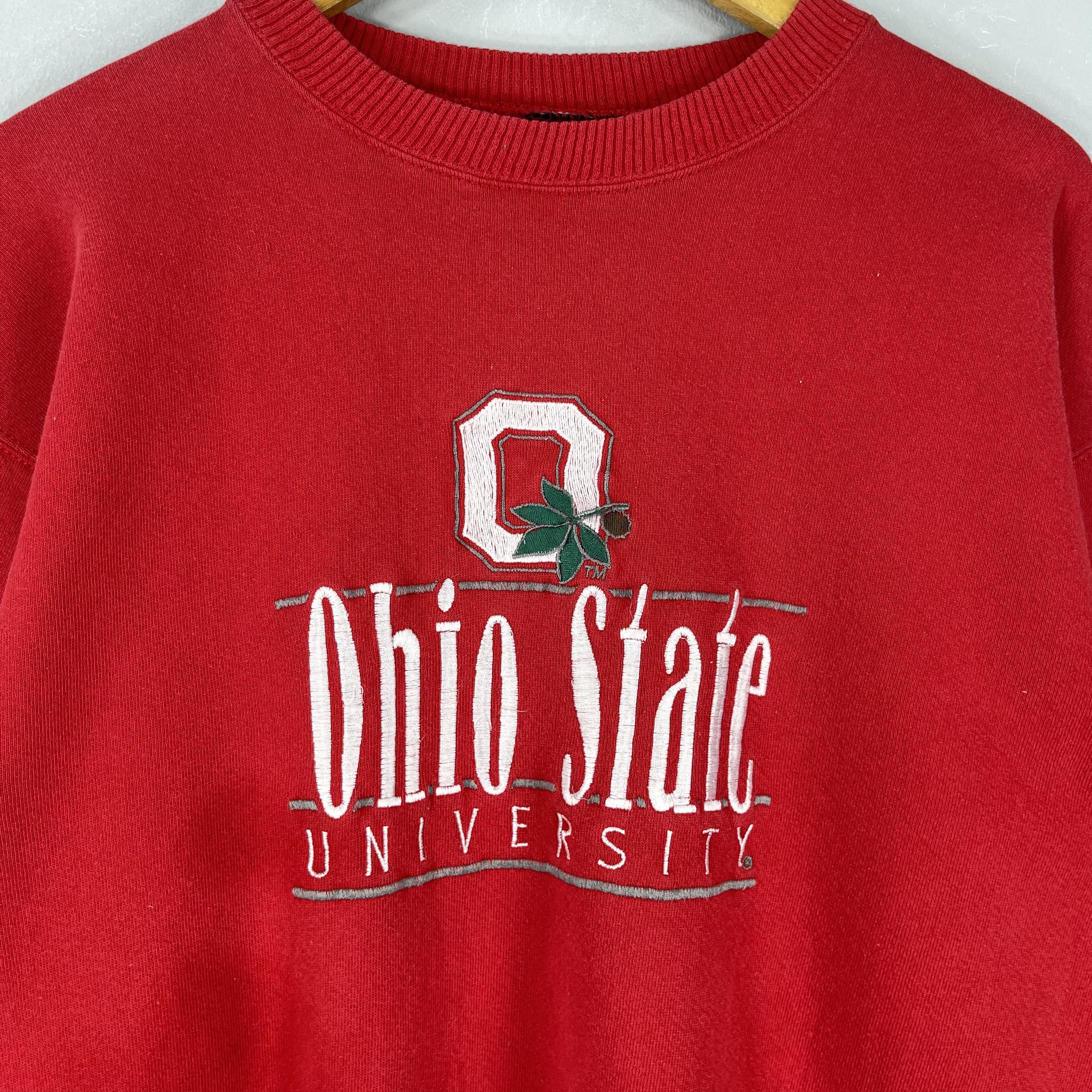 NFL Vintage OHIO STATE Buckeyes University Embroidery Sweatshirt Size US M / EU 48-50 / 2 - 2 Thumbnail