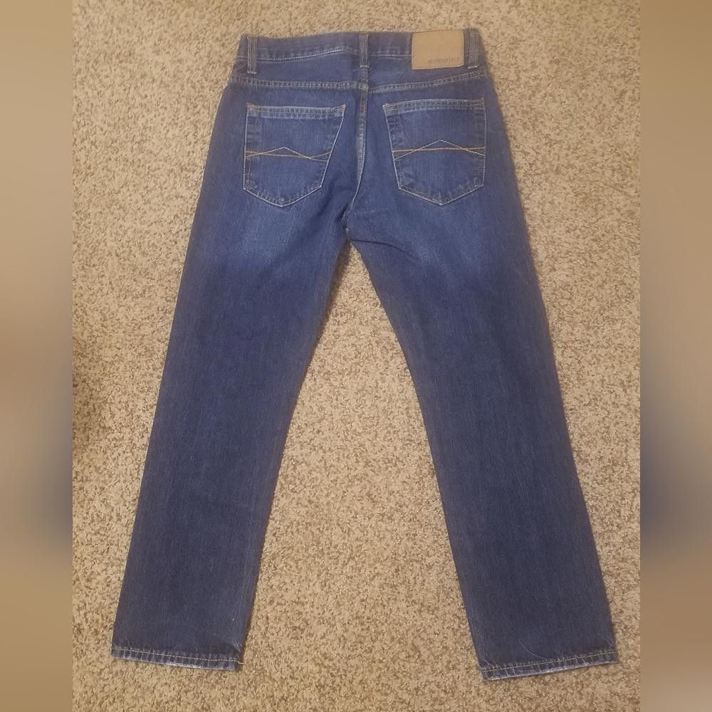 Aeropostale Aeropostale Essex Straight Blue Denim Jeans 28X28 Size US 28 / EU 44 - 3 Thumbnail