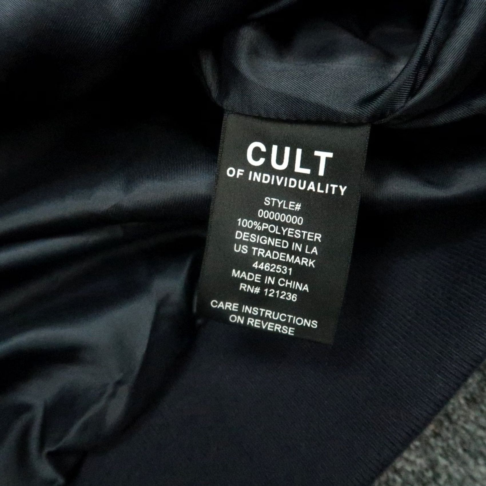 Cult Of Individuality Cult Of Individuality Jacket Mens Medium Blue Bomber Full Zip Pockets Size US M / EU 48-50 / 2 - 6 Thumbnail