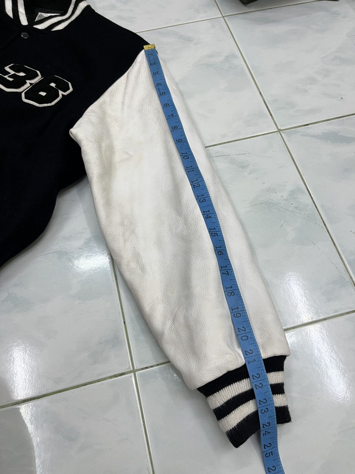 Other 🔥🔥🔥STEALS VARSITY LEATHER SLEEVE JACKET Size US M / EU 48-50 / 2 - 19 Thumbnail