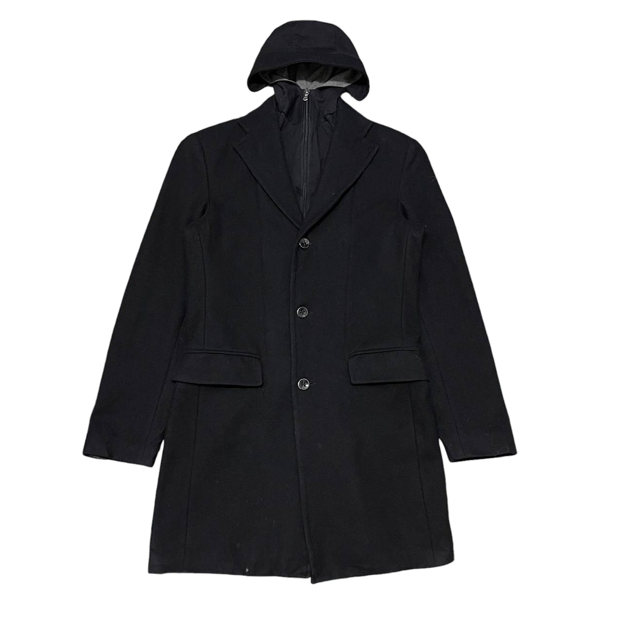 HAMAKI-HO Vintage Hamaki-Ho Wool Hooded Jacket Size US S / EU 44-46 / 1 - 1 Thumbnail