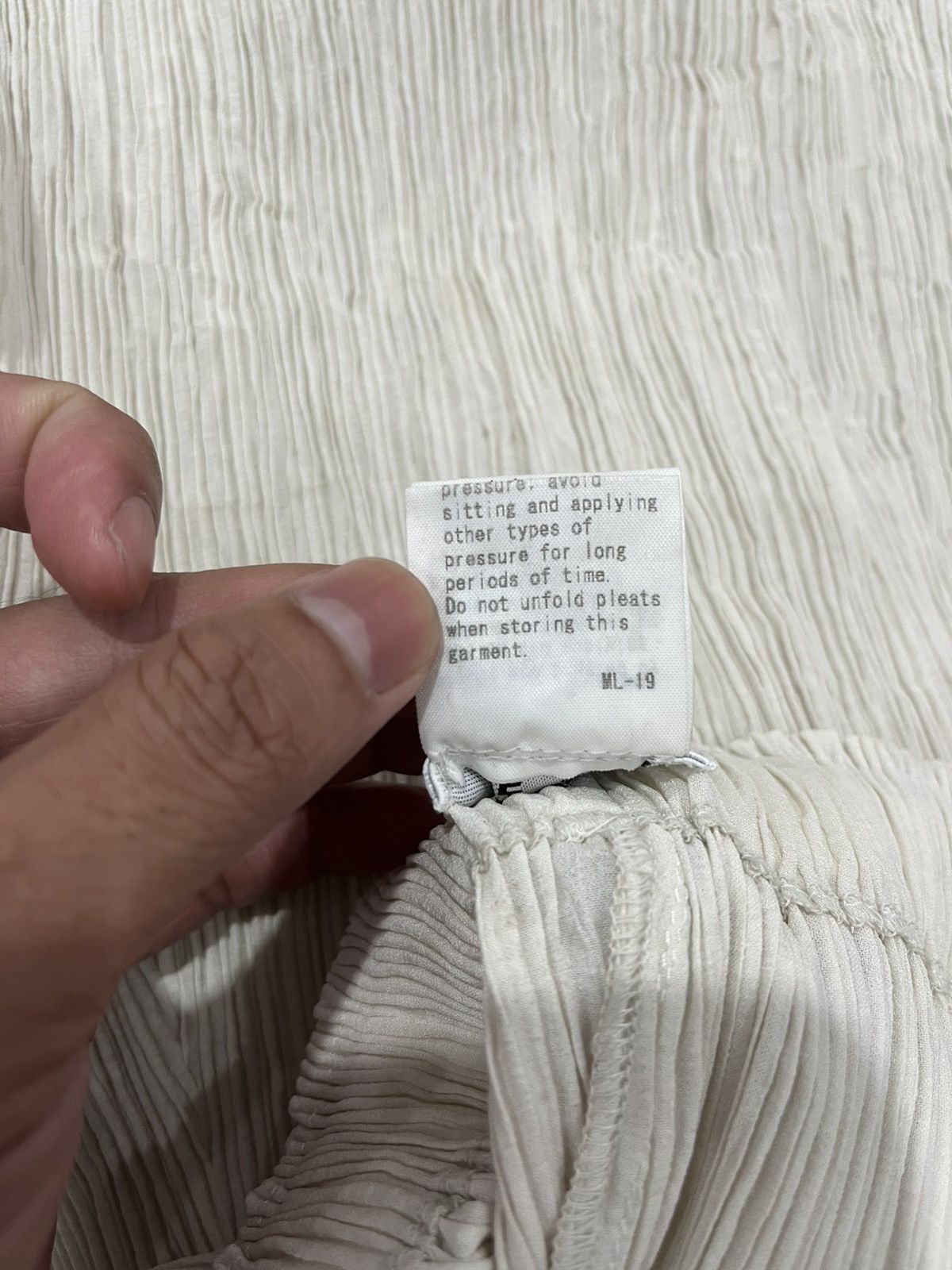 Pleats Please Issey Miyake ISSEY MIYAKE FETE 90s Size 31" - 8 Thumbnail