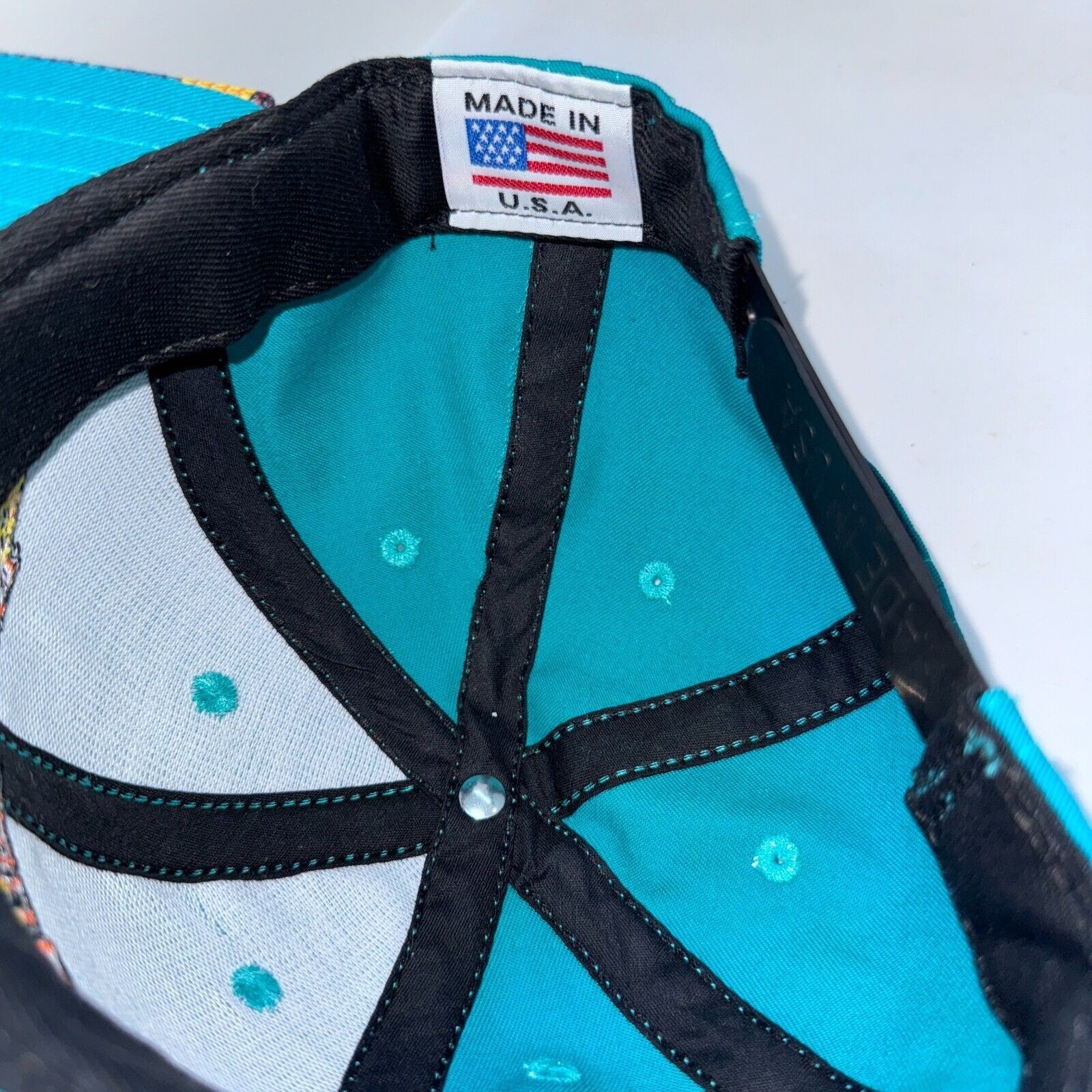 Other Outback Wildlife Feeders Turquoise Southwestern Snapback Hat Size ONE SIZE - 5 Thumbnail