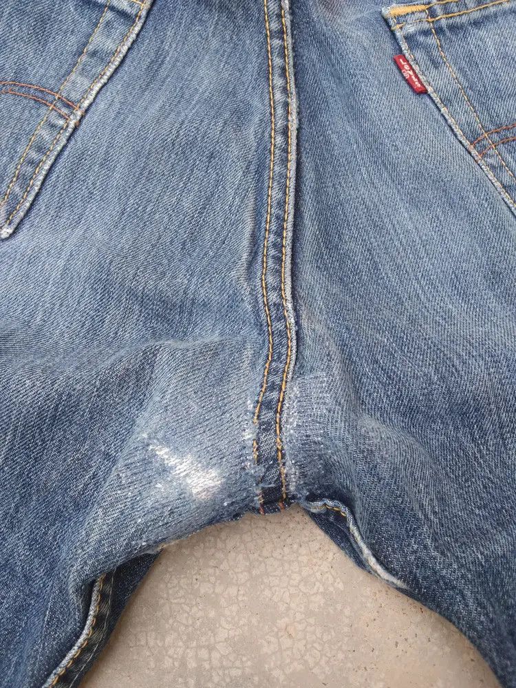 Levi's Vintage Levi's 501 Straight Leg Distressed Jeans 32x30 Size US 32 / EU 48 - 5 Thumbnail