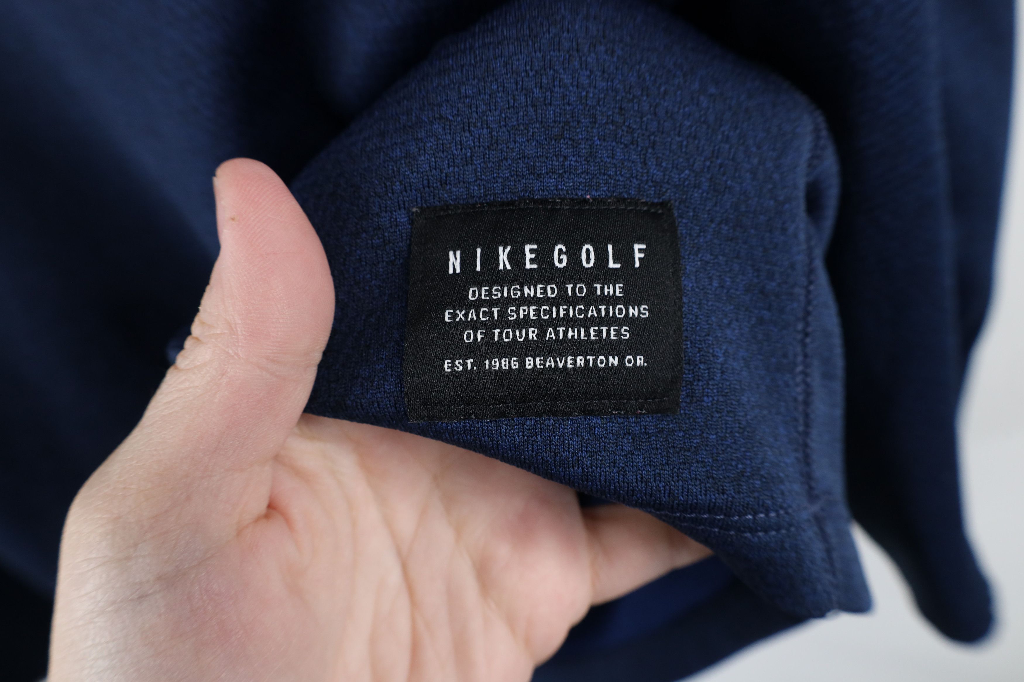 Nike × Vintage Nike Golf Dry Core Cover Up Pullover Jacket Top Blue Black Size US L / EU 52-54 / 3 - 10 Thumbnail