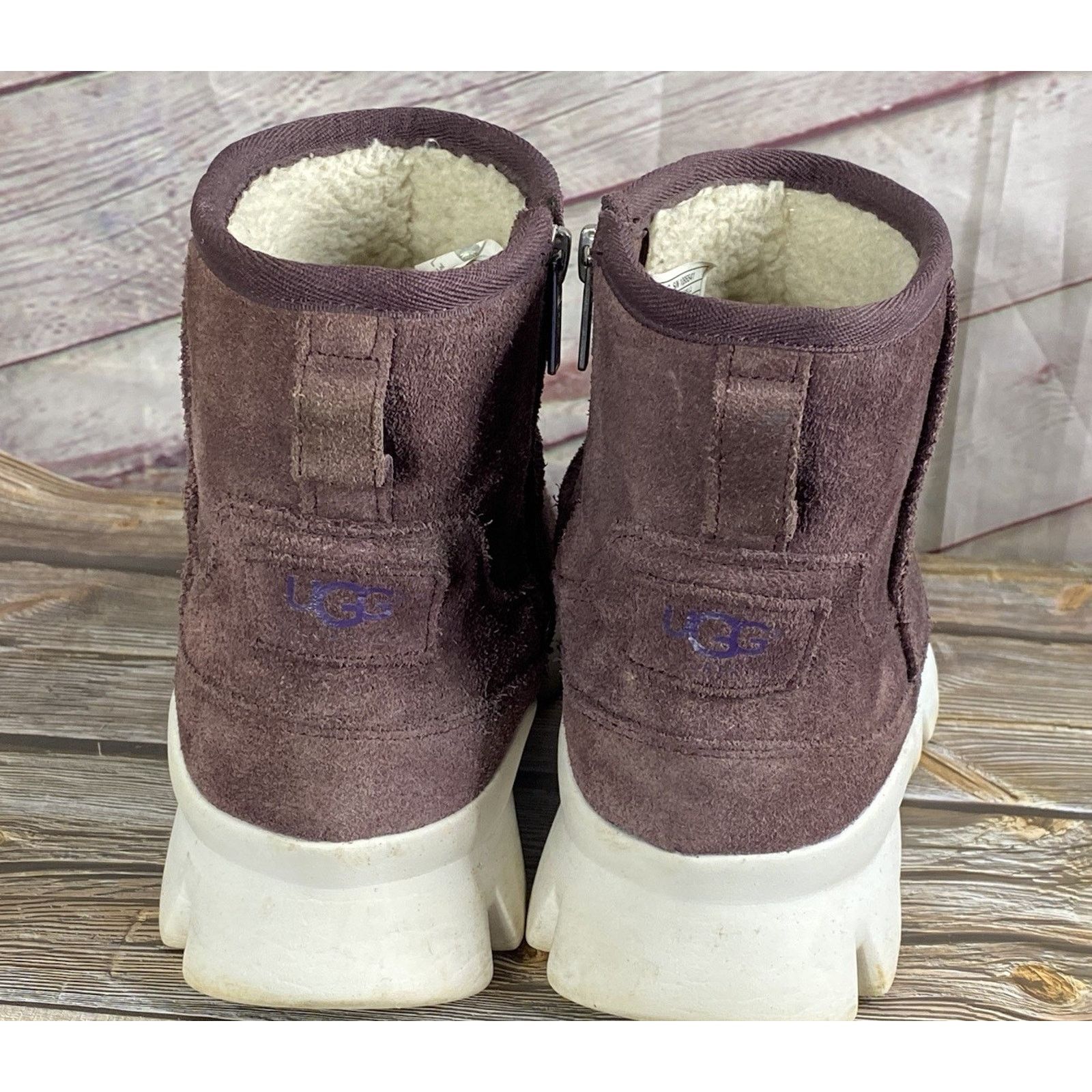 Ugg UGG Purple PALOMAR WATERPROOF SUEDE SNOW SNEAKERS BOOTS -7 Size US 7 / IT 37 - 5 Thumbnail