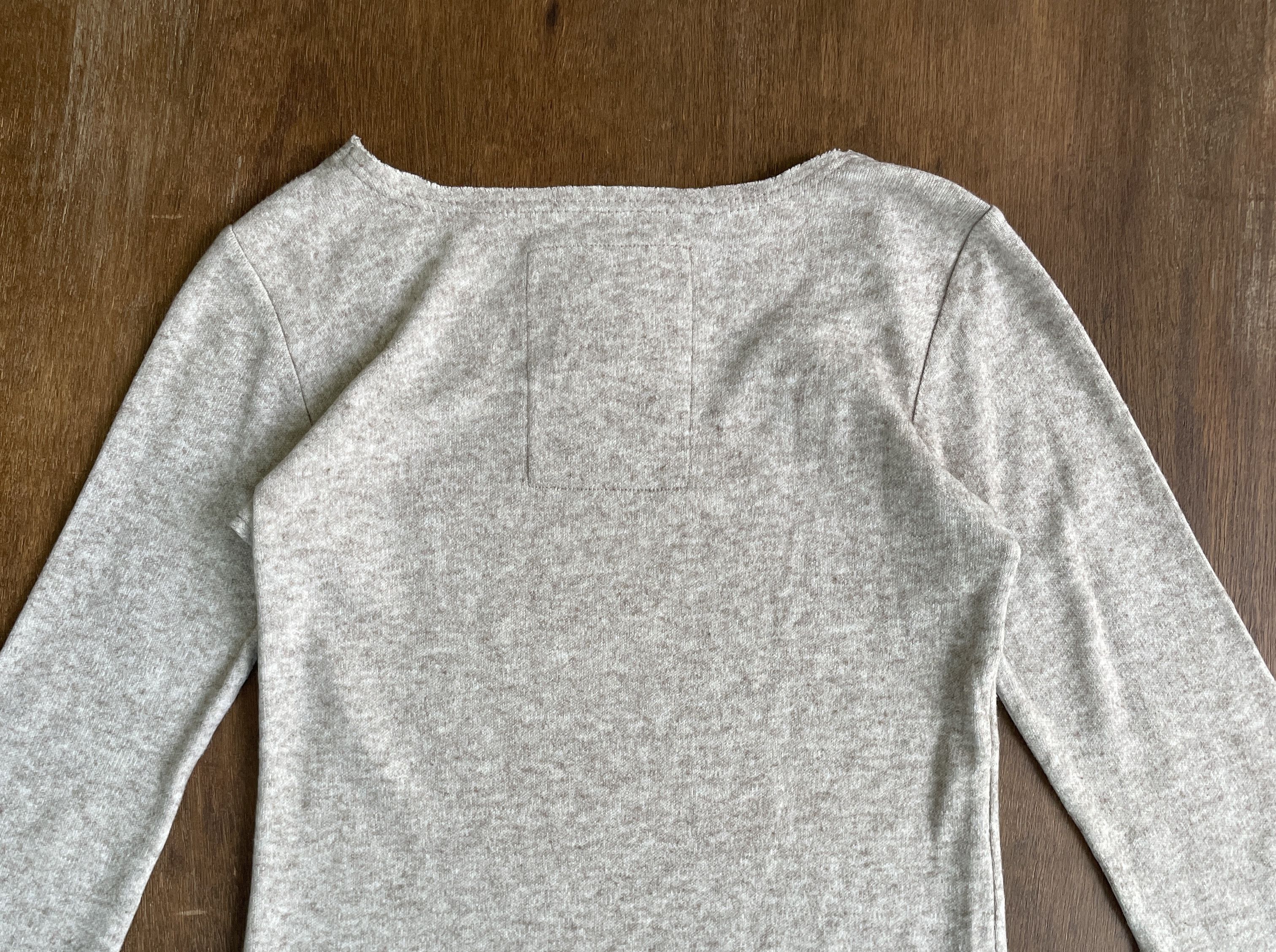GOA G.O.A Gray Long Sleeve Knit Top Scoop Neck Size US S / EU 44-46 / 1 - 7 Thumbnail