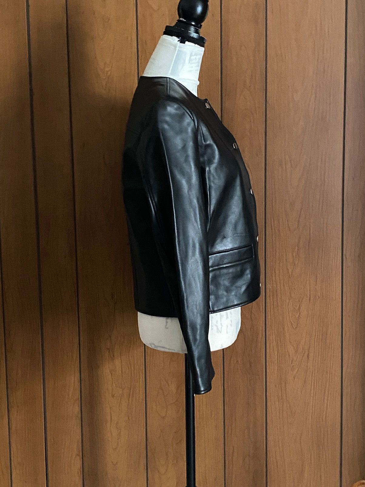 Theory Theory Leather Crop Jacket size 4 Size S / US 4 / IT 40 - 9 Thumbnail