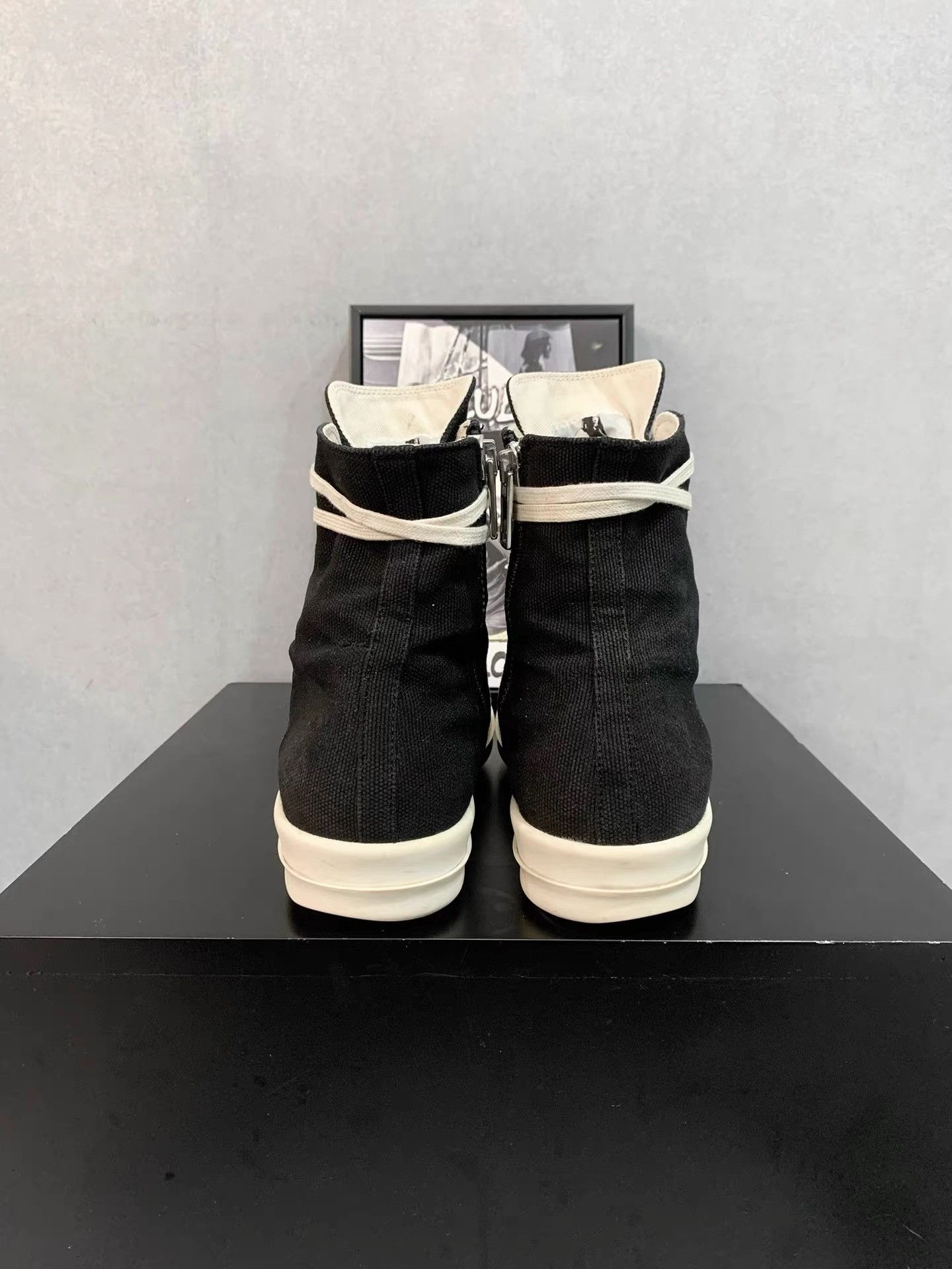 Rick Owens Rick Owens Canvas High Top Ramones K34 Size US 9 / EU 42 - 7 Thumbnail