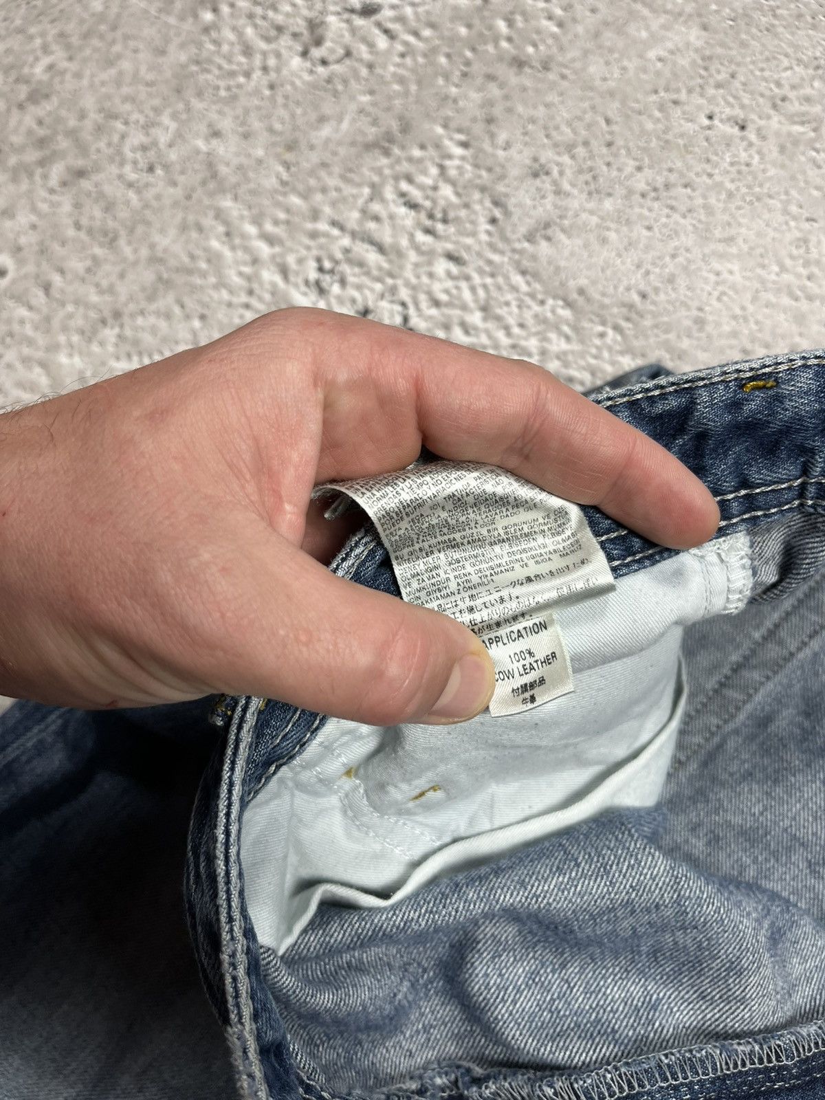 Diesel Diesel Krooley Distressed Faded Blue Denim Jeans Size 32 Size US 32 / EU 48 - 12 Thumbnail