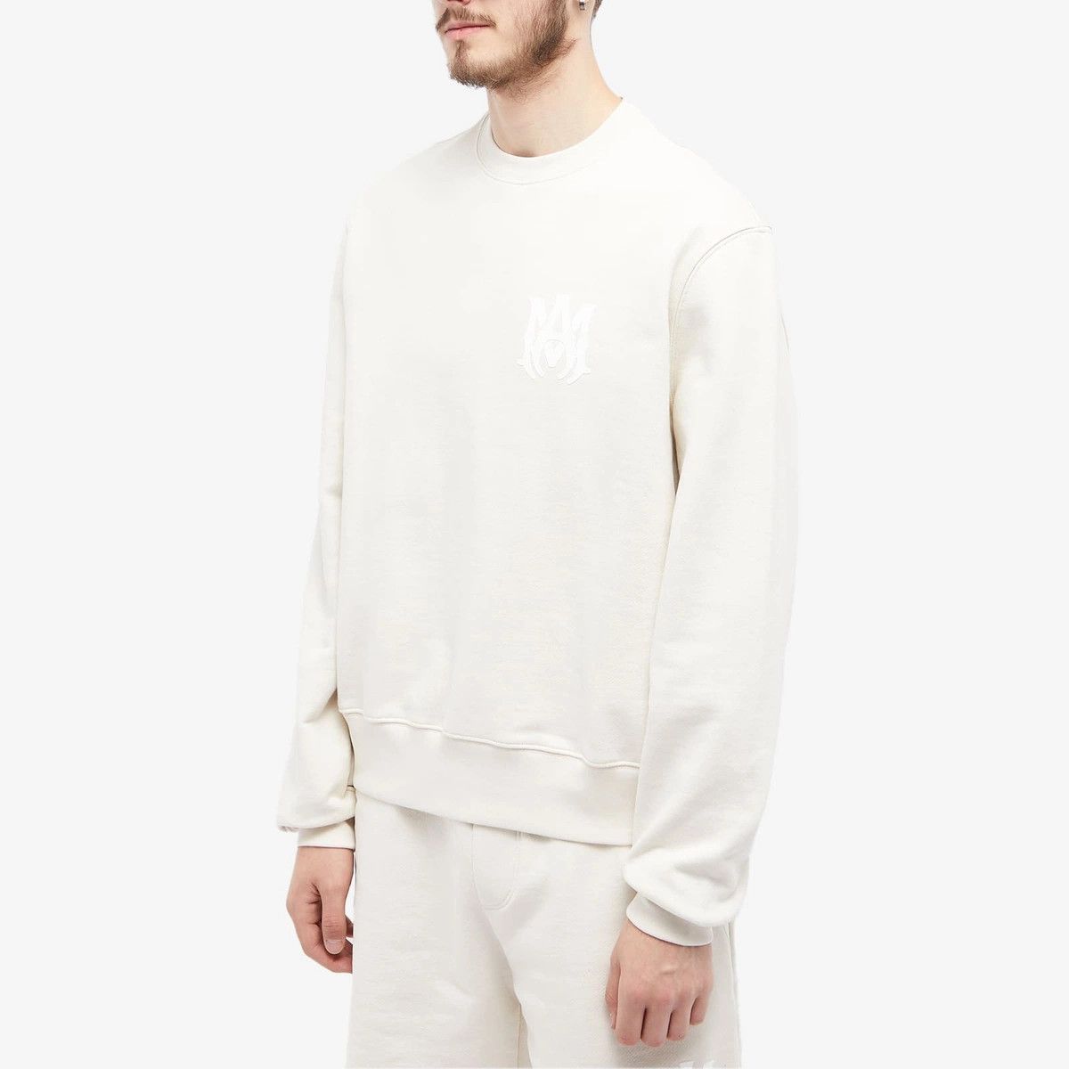 Amiri o1w1db10125 Crewneck Sweatshirt in White Size US L / EU 52-54 / 3 - 3 Thumbnail