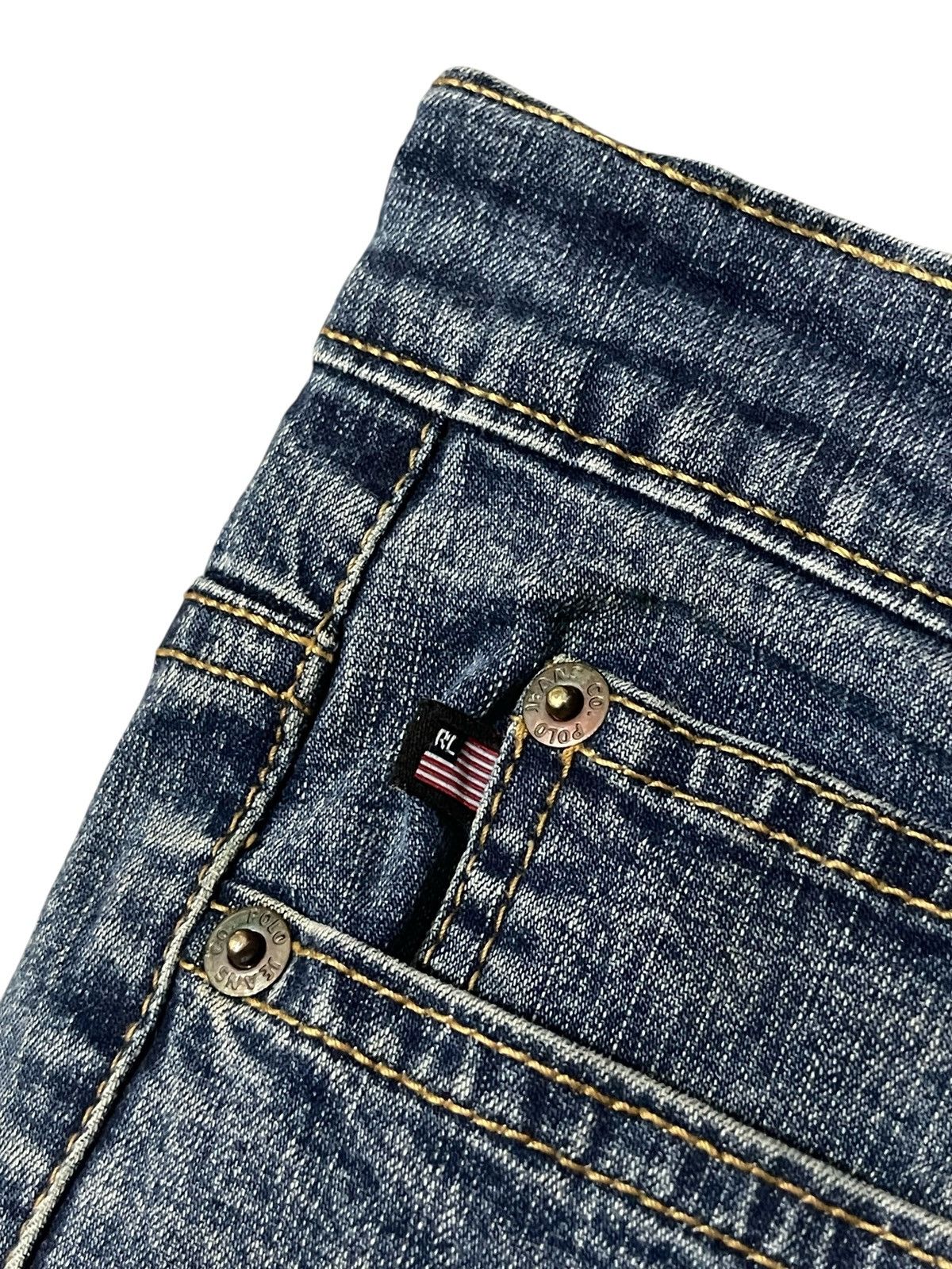 Polo Ralph Lauren FLARED💥 Polo Ralph Lauren Low Rise Flare Jeans Denim Size US 30 / EU 46 - 8 Thumbnail
