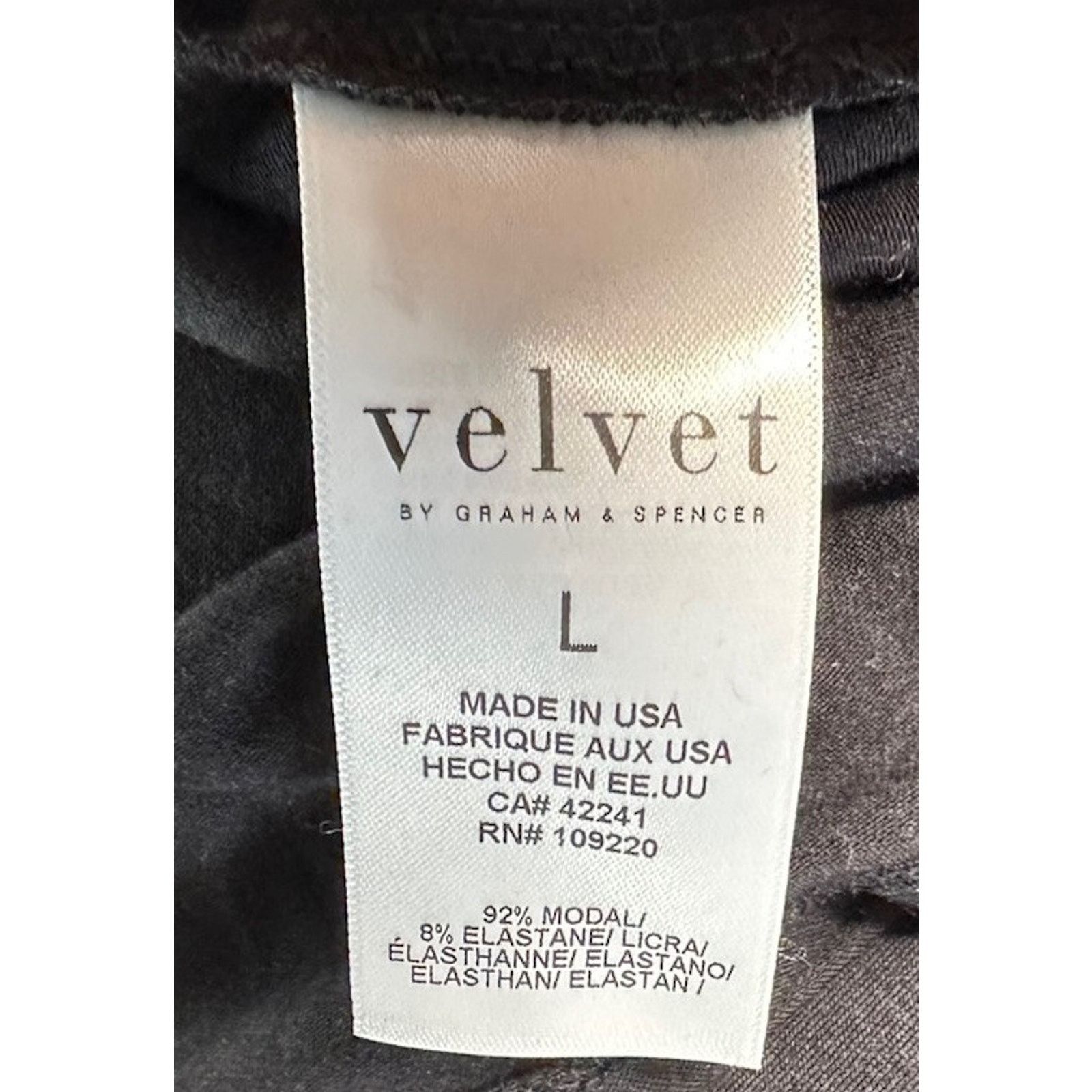 Other VELVET By Graham & Spencer Long Modal Jersey Dress Black L Size L / US 10 / IT 46 - 8 Thumbnail