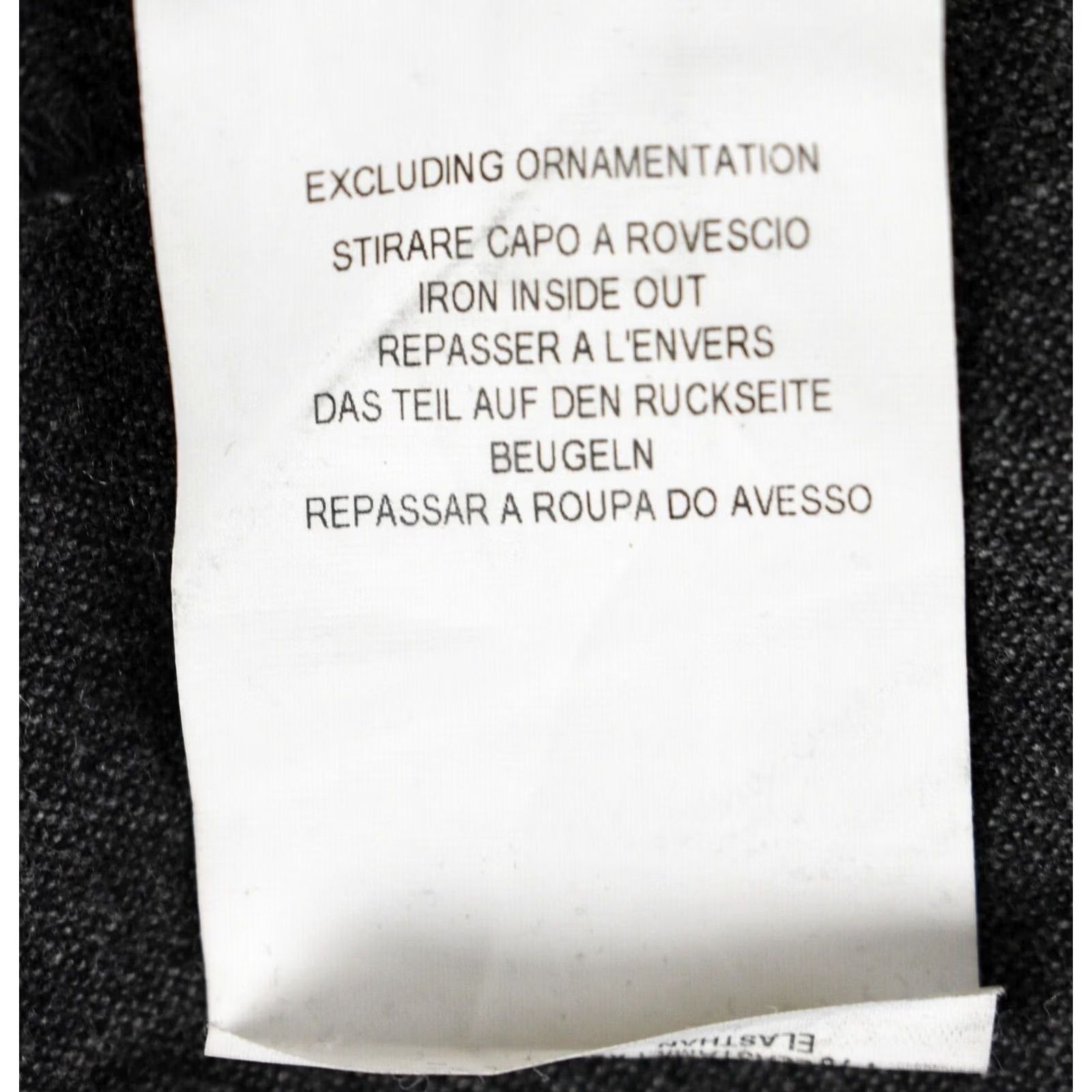 Trussardi TRUSSARDI JEANS Dress Women's EU 42 Wool Blend Floral Patterned Knee-Length Grey Round Neck Short Sleeve Dress Men? Size 28" / US 6 / IT 42 - 8 Thumbnail