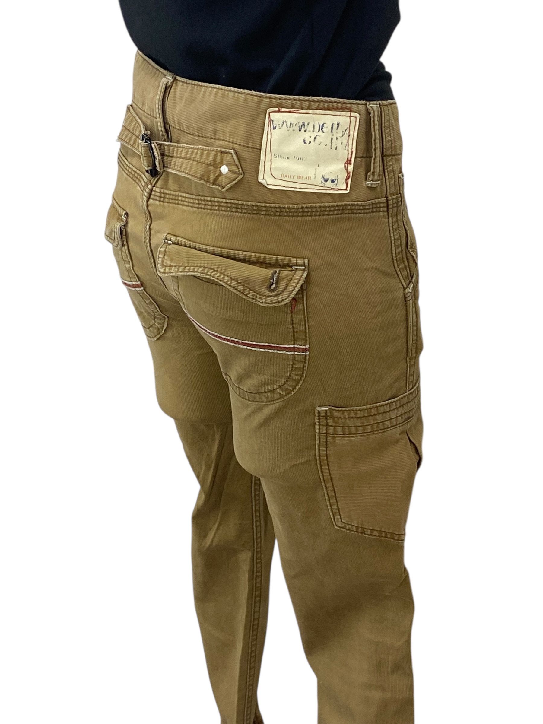 Japanese Brand Betty Smith Carpenter Workwear Hickory Dungarees Size 25" / US 0 / IT 36 - 14 Thumbnail