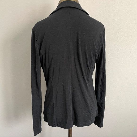 Weekend Max Mara Weekend Max Mara Black Lightweight Jersey Blazer 🇵🇹 Size M / US 6-8 / IT 42-44 - 9 Thumbnail