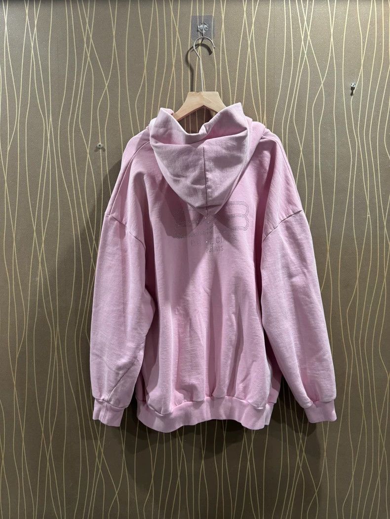 Balenciaga Balenciaga Pink Crystal Embellished Jacket Size L Size US L / EU 52-54 / 3 - 1 Thumbnail
