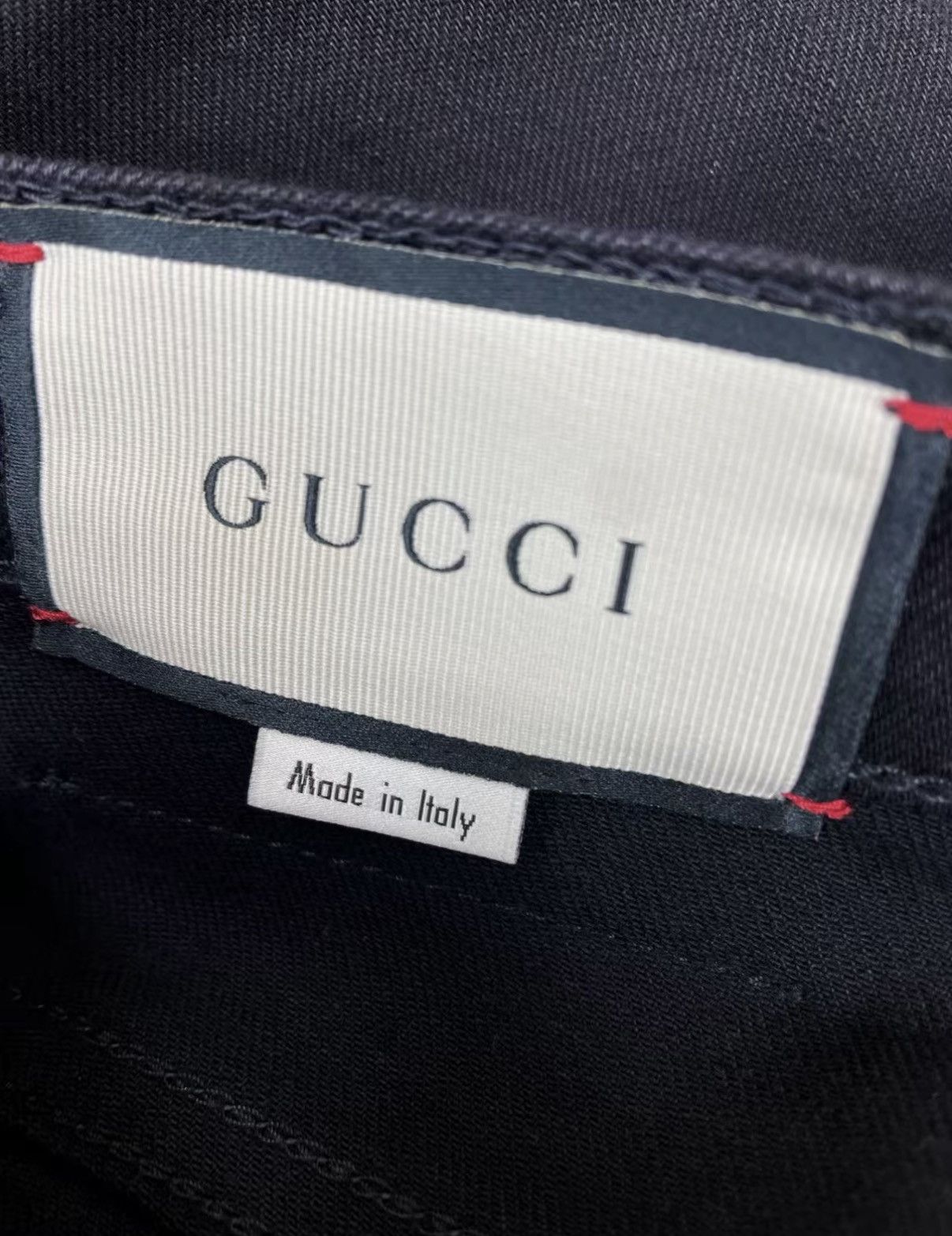 Gucci GUCCI High Waist Skinny Black Stretch Jeans J30 Size US 29 - 4 Thumbnail