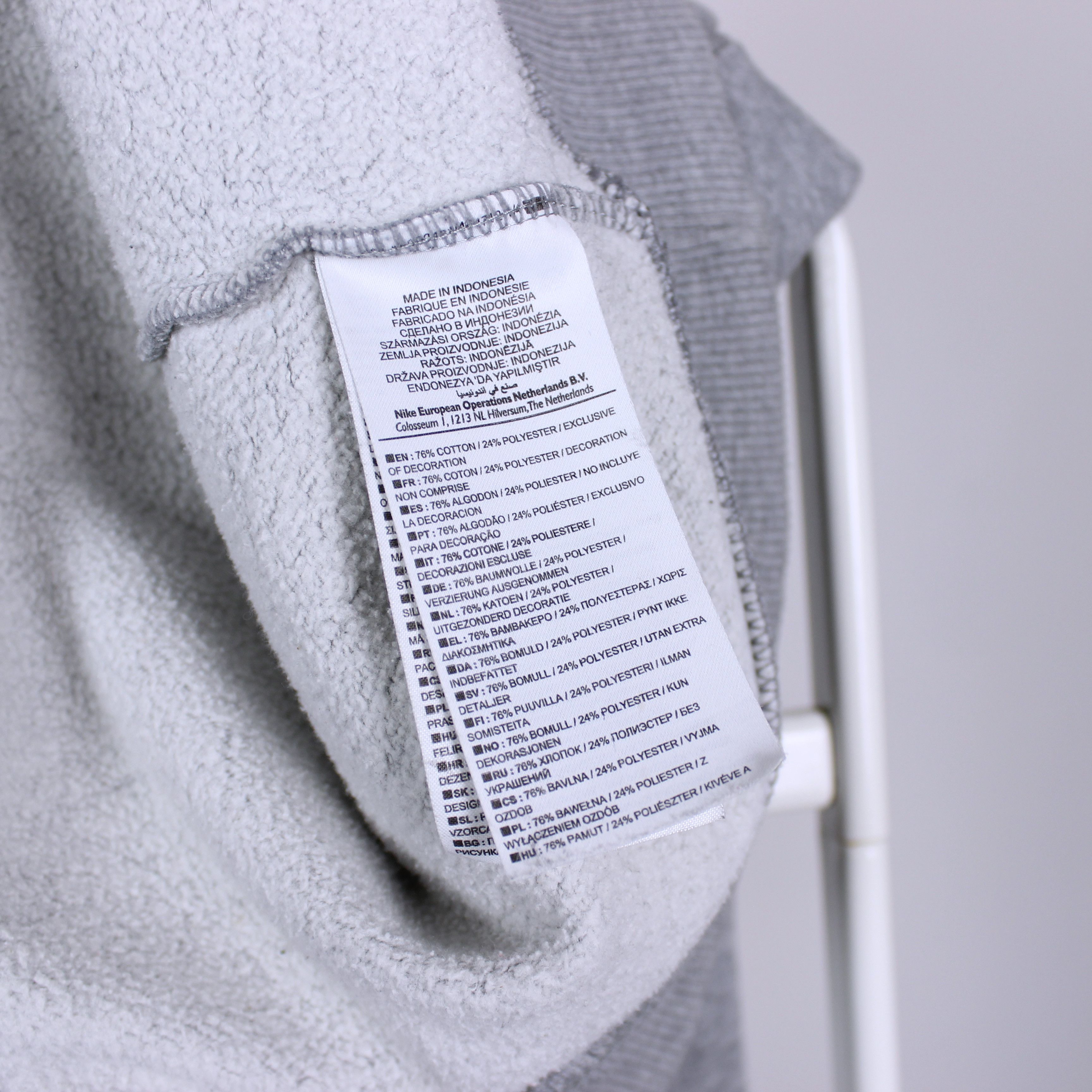 Nike Nike sweatshirt cent logo big L XL gray Size US L / EU 52-54 / 3 - 7 Thumbnail
