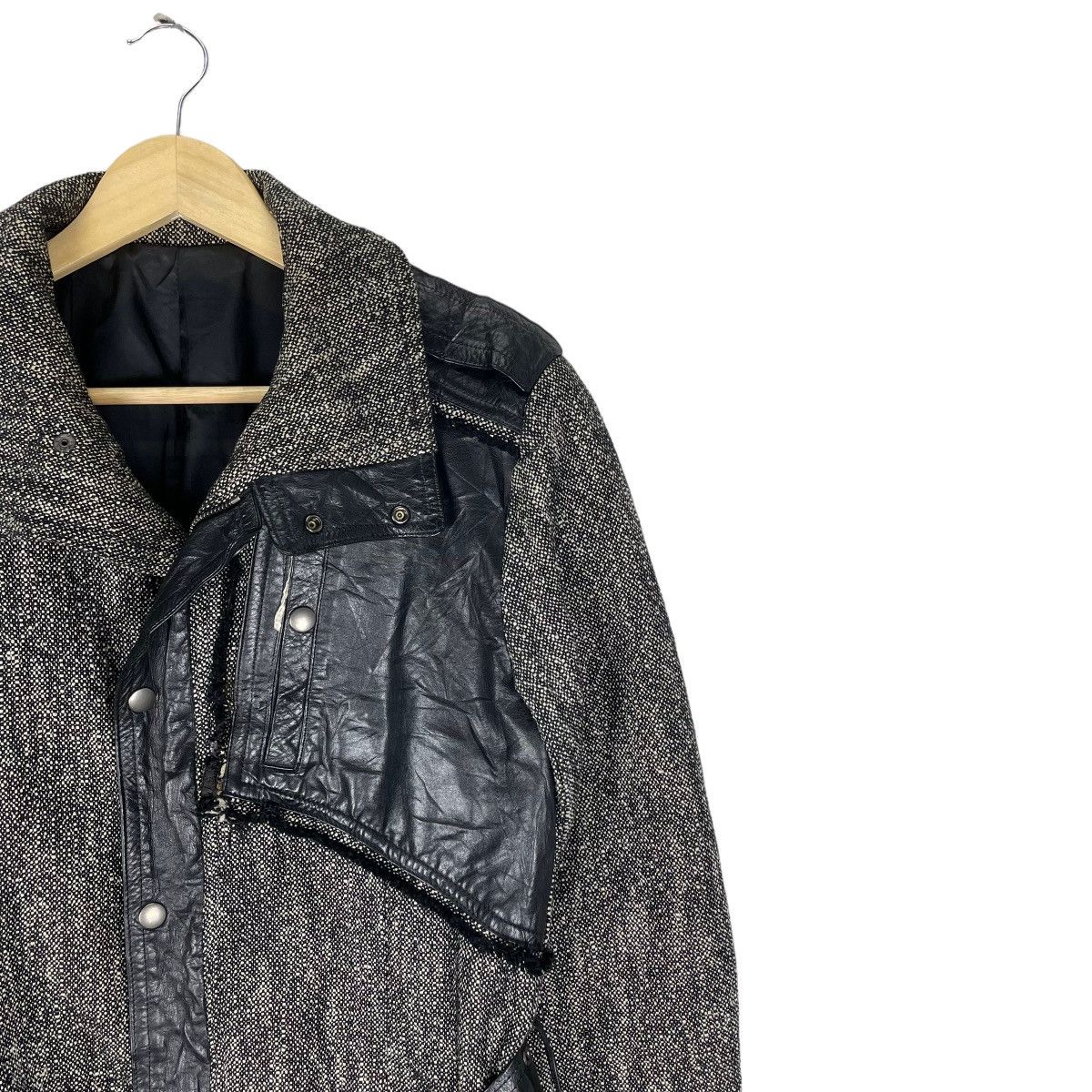 5351 POUR LES FEMMES 🌟5351 POUR HOMME COWHIDE LEATHER PART JACKET Size M / US 6-8 / IT 42-44 - 4 Thumbnail