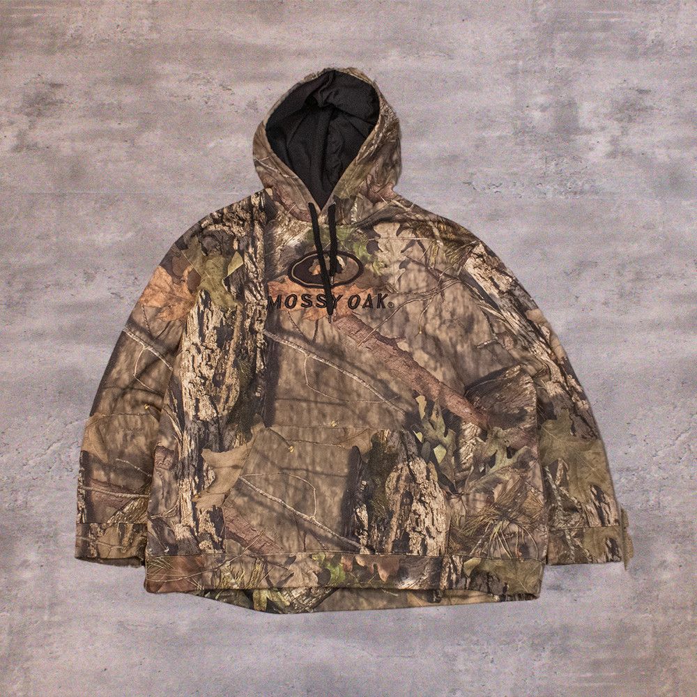 Mossy Oaks Y2K Style Mossy Oak Camo AOP Print Oversize Hoodie Size US XXL / EU 58 / 5 - 1 Thumbnail
