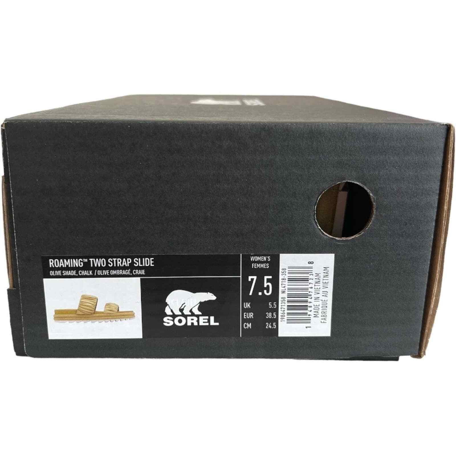 SOREL SOREL Olive Shade & Chalk Roaming Women Sandal w/ Box, US7.5 Size US 8.5 / IT 38.5 - 14 Thumbnail