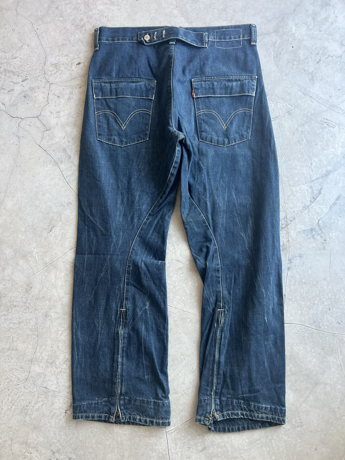 Levi's Levis Engineered Jeans Buckle Back Tag W32 Actual 36x32 Size US 32 / EU 48 - 5 Thumbnail