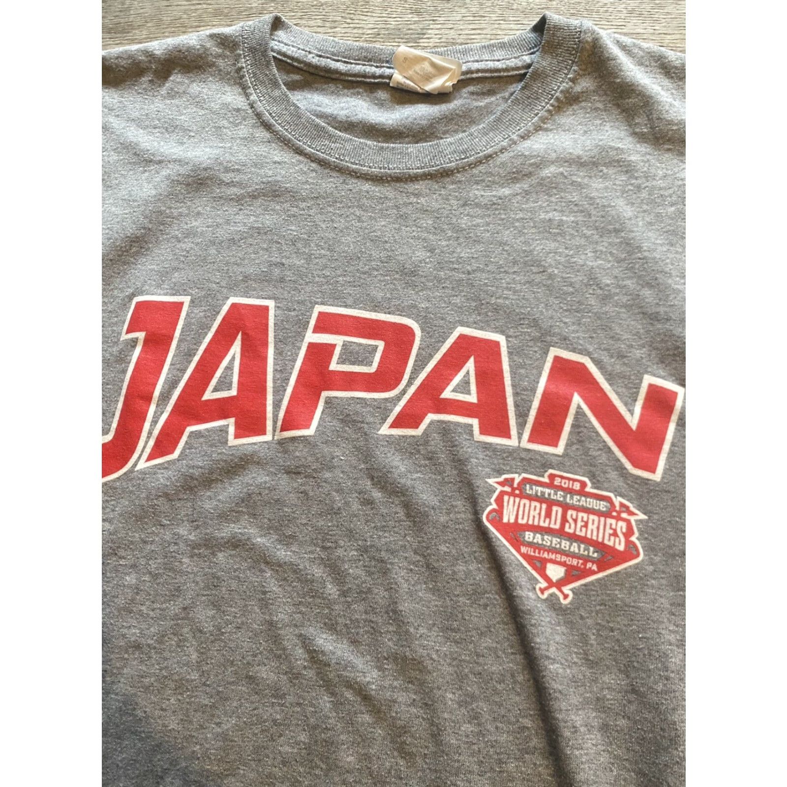 Jerzees Jerzees T-Shirt Gray Short Sleeve S Japan Kawaguchi Little League World Series 2018 Graphic Tee Mens Size US S / EU 44-46 / 1 - 3 Thumbnail