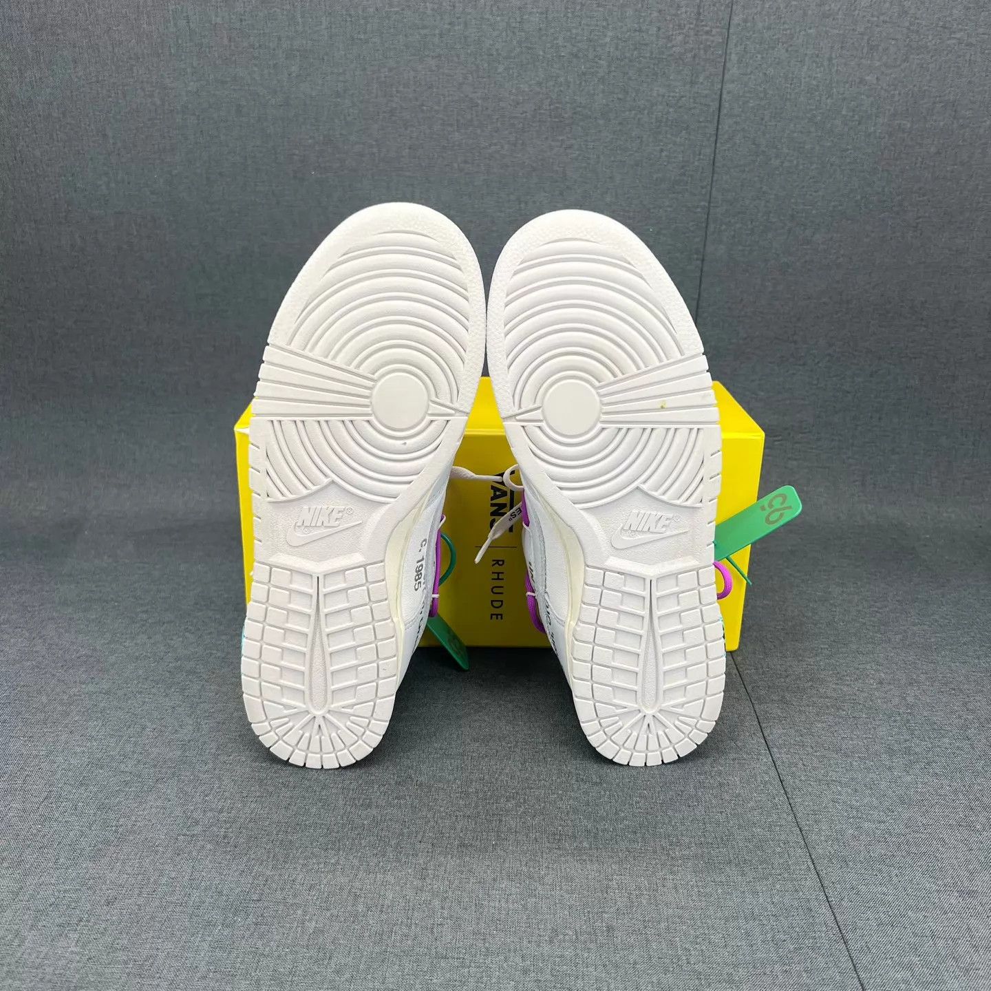 Nike OW Dunk Gray White Size 43 99 New Size US 10 / EU 43 - 6 Thumbnail