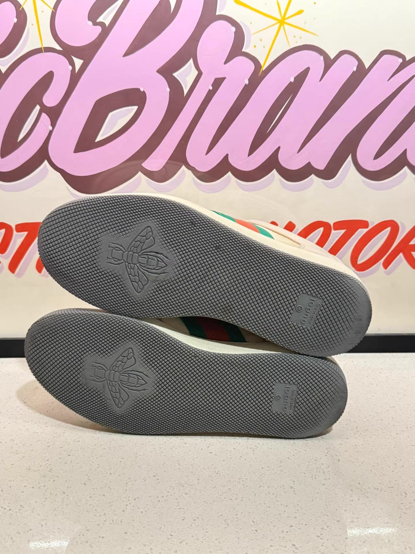 Gucci GUCCI Screener women’s vintage dirty sneakers Ｑ20 Size US 5.5 / IT 35.5 - 4 Thumbnail