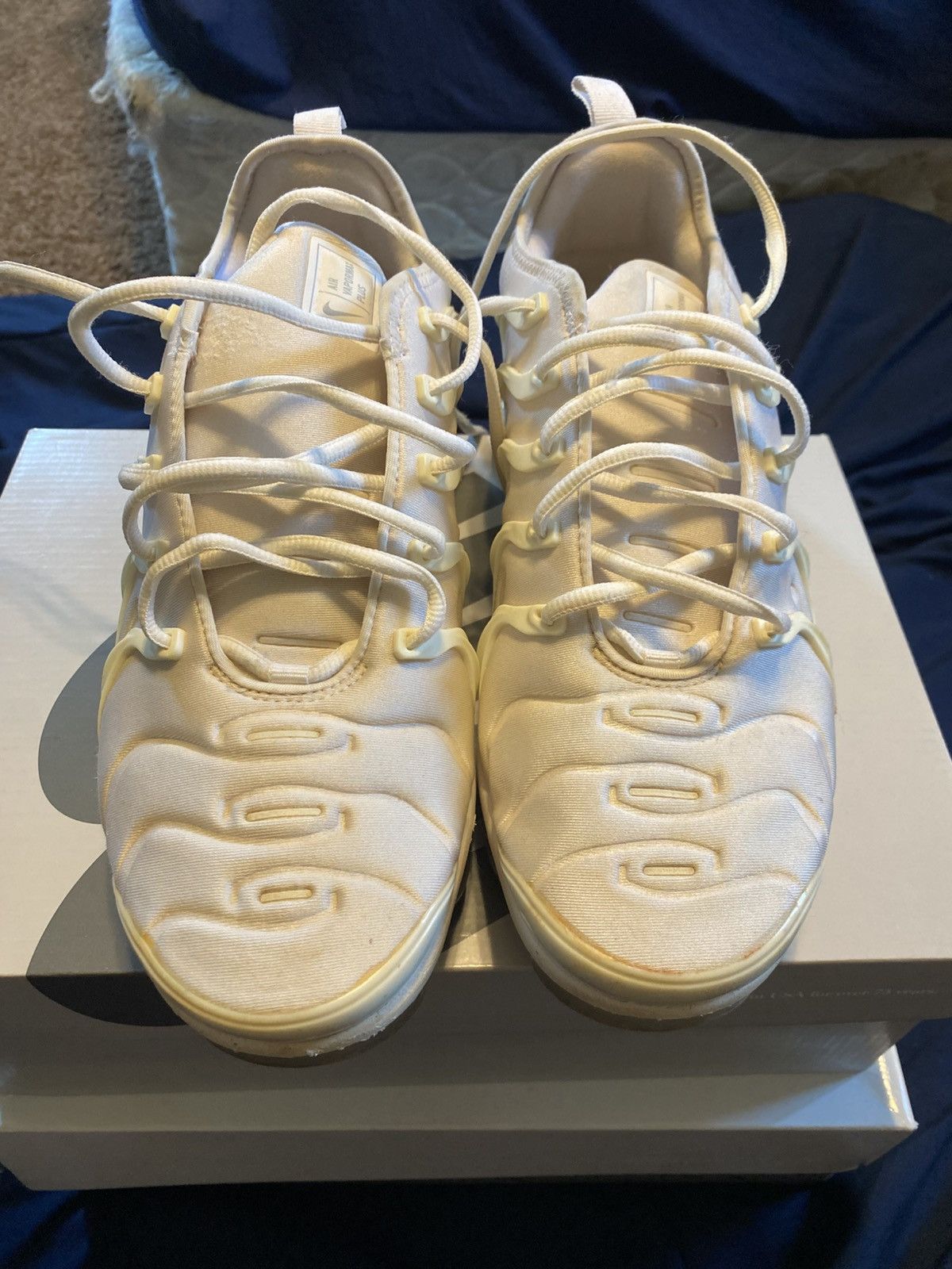 Nike Nike Vapormax Plus White Size US 9.5 / EU 42-43 - 6 Thumbnail