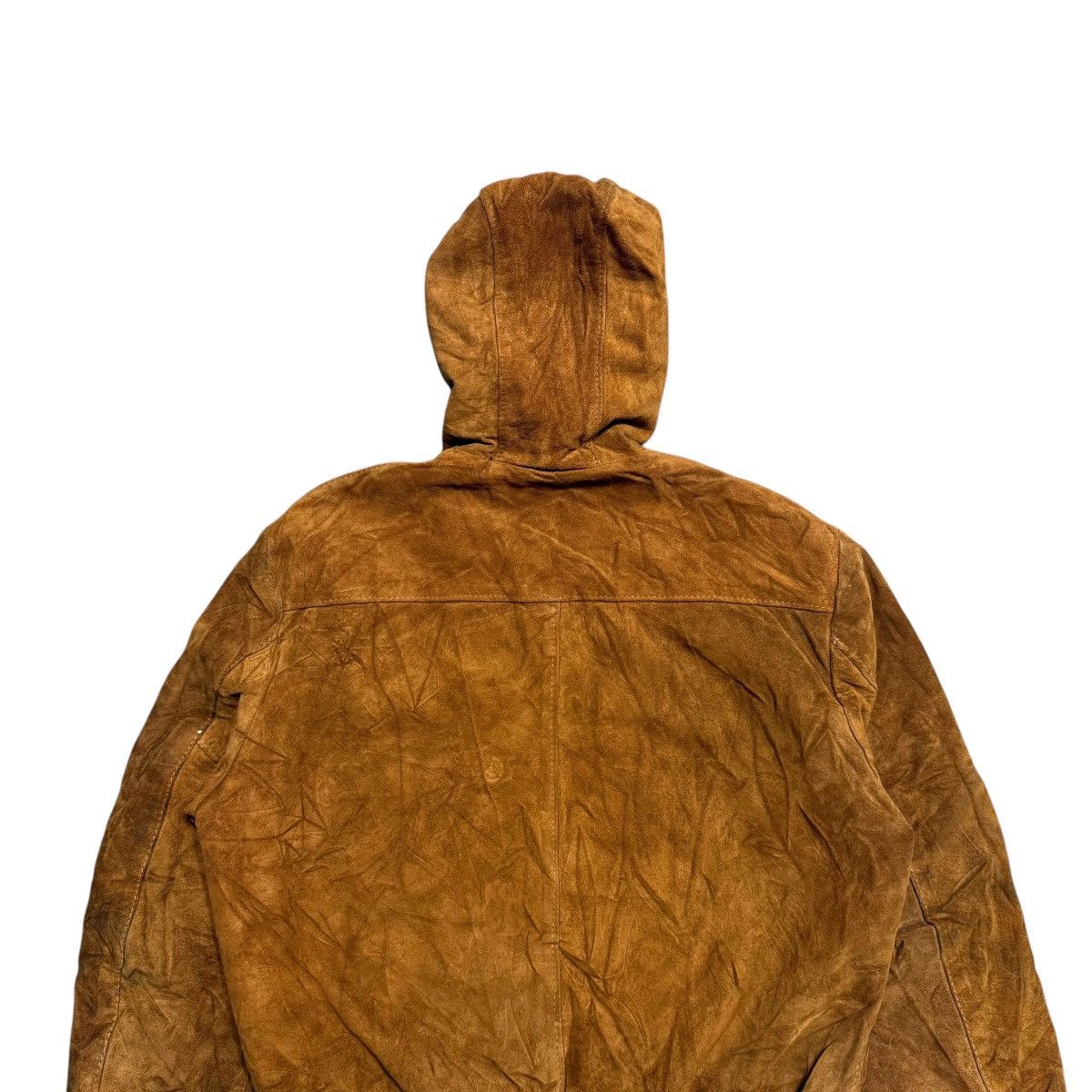 Schott Vintage Schott NYC Hooded Suede Leather Jacket Size US L / EU 52-54 / 3 - 13 Thumbnail